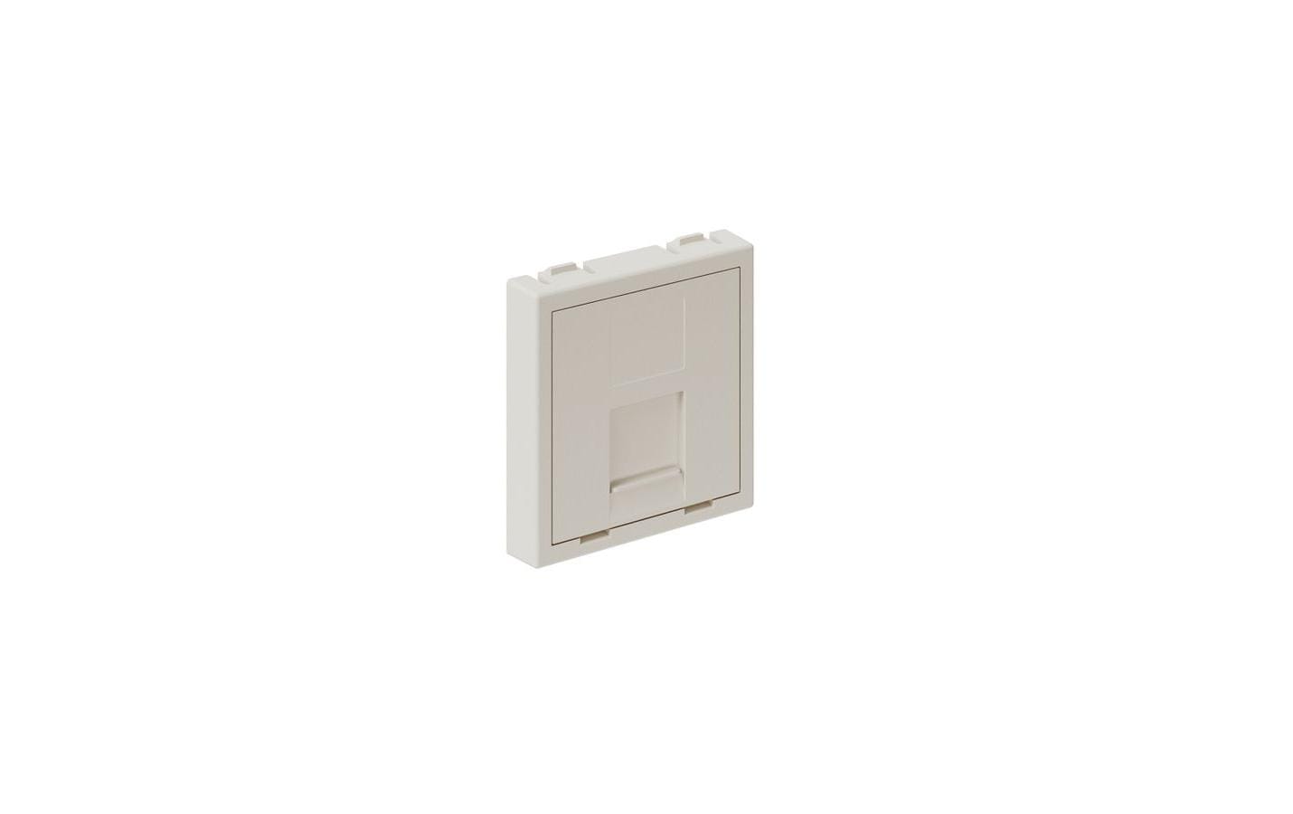 max connect Keystone-Modul für 1x RJ-45, Weiss