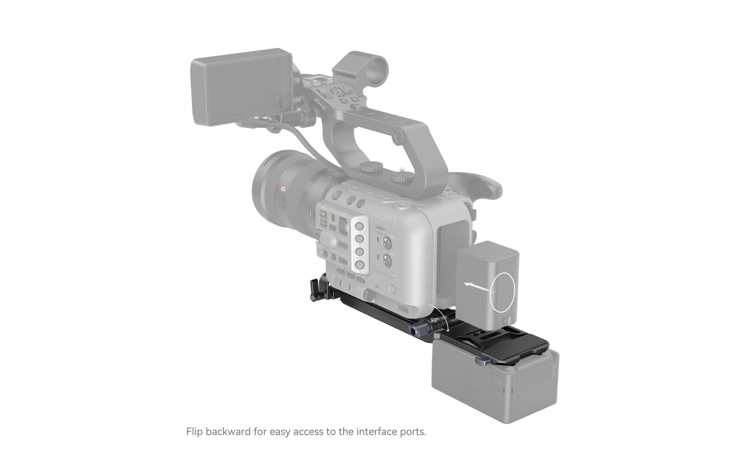 Smallrig Digitalkamera-Akku V-Mount Akku-Montageplatten-Kit