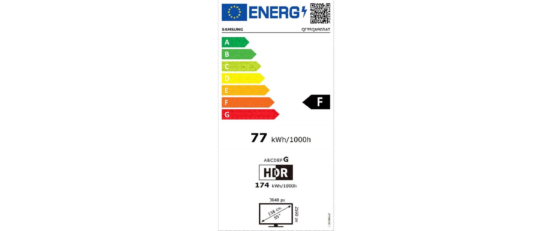 Samsung TV QE55QN90D ATXXN 55, 3840 x 2160 (Ultra HD 4K), QLED