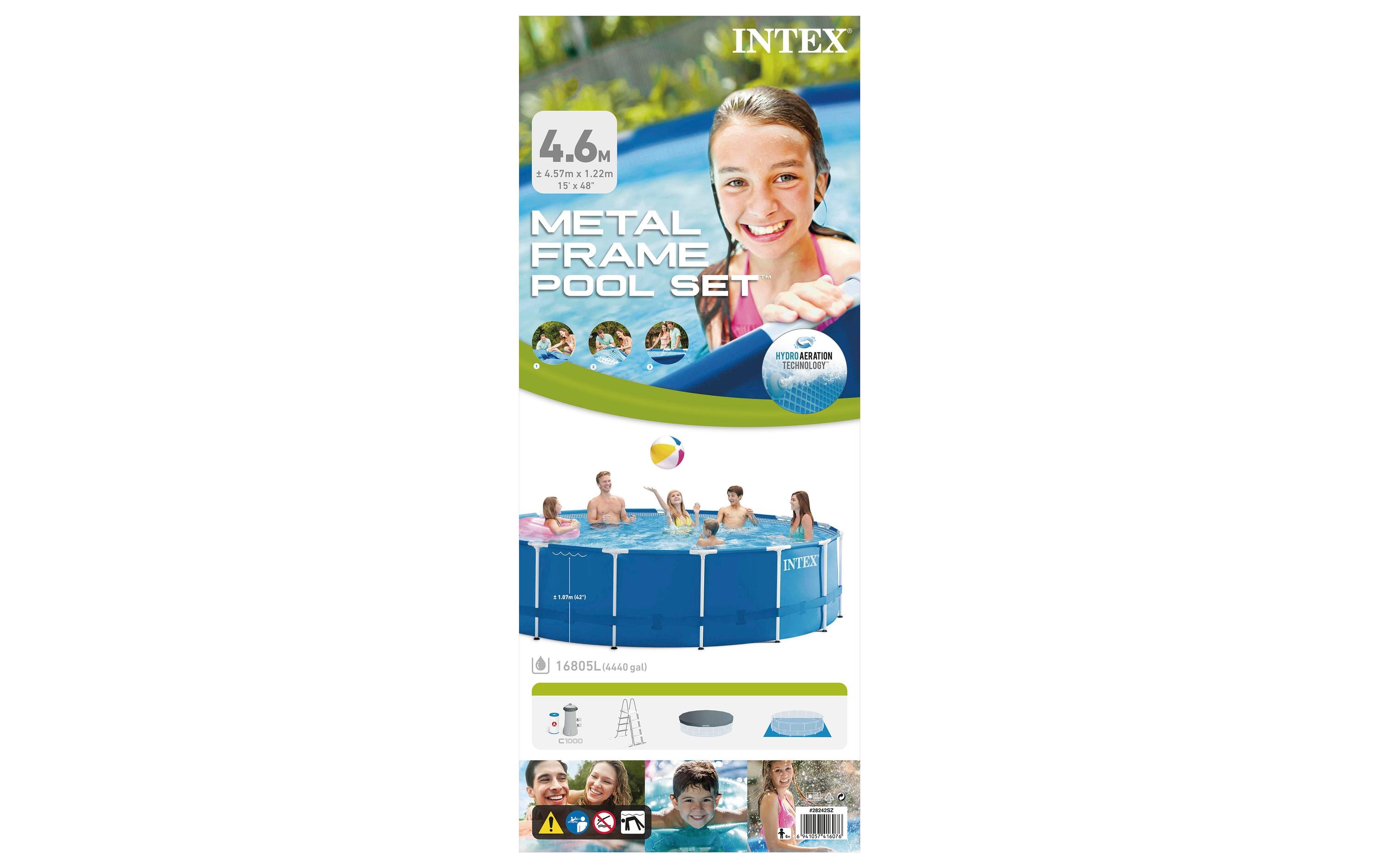 Intex Pool Metal Frame Set 457 x 122 cm