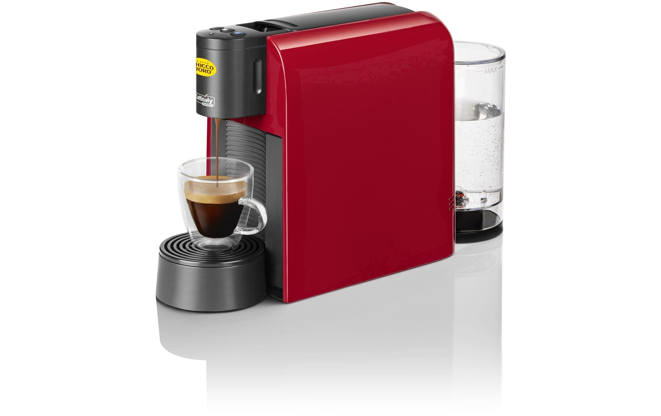 Chicco d'Oro Kapselmaschine Caffitaly S33 Maia Rot