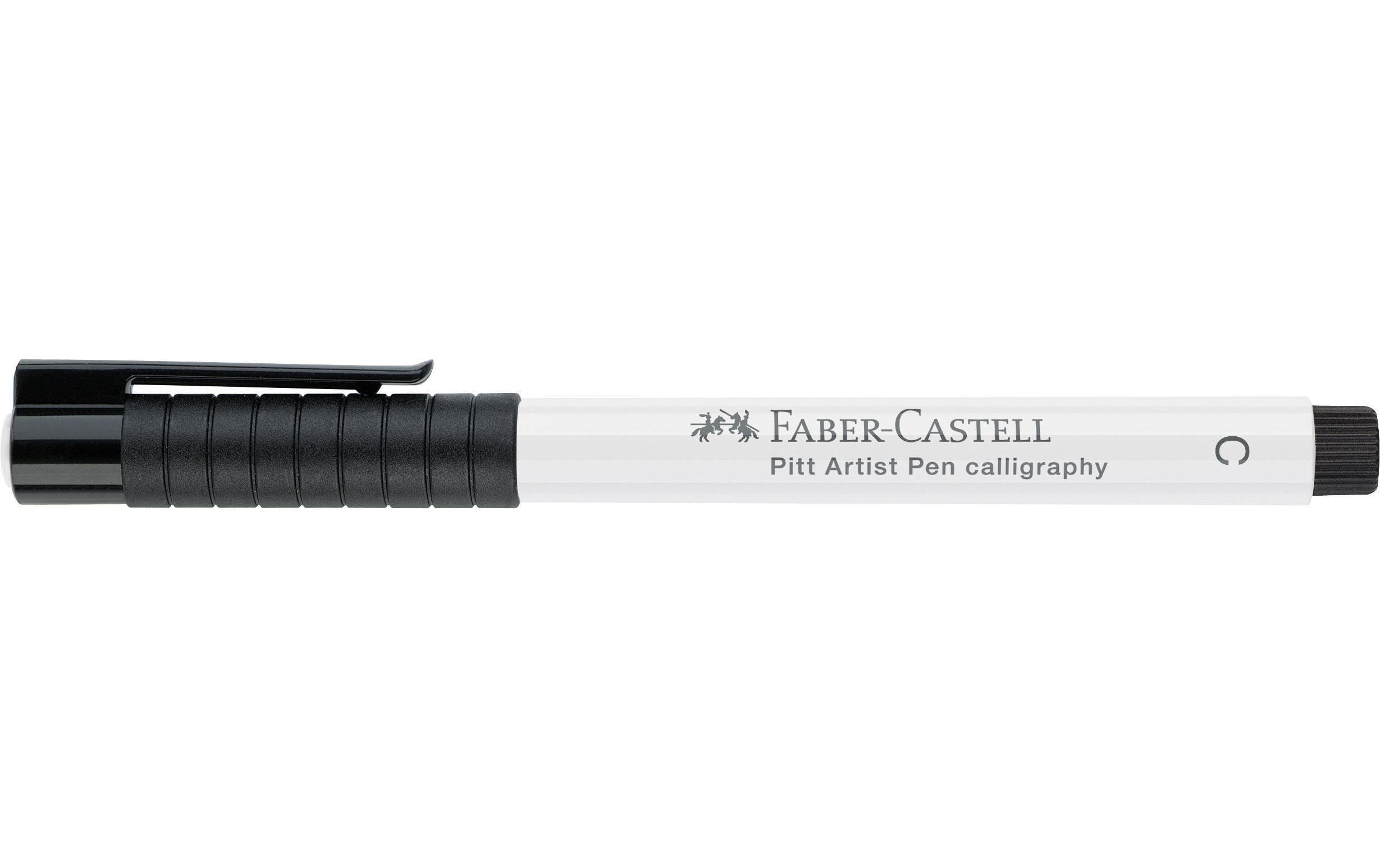 Faber-Castell Tuschestift Pitt Artist Pen Calligraphy 101 Weiss