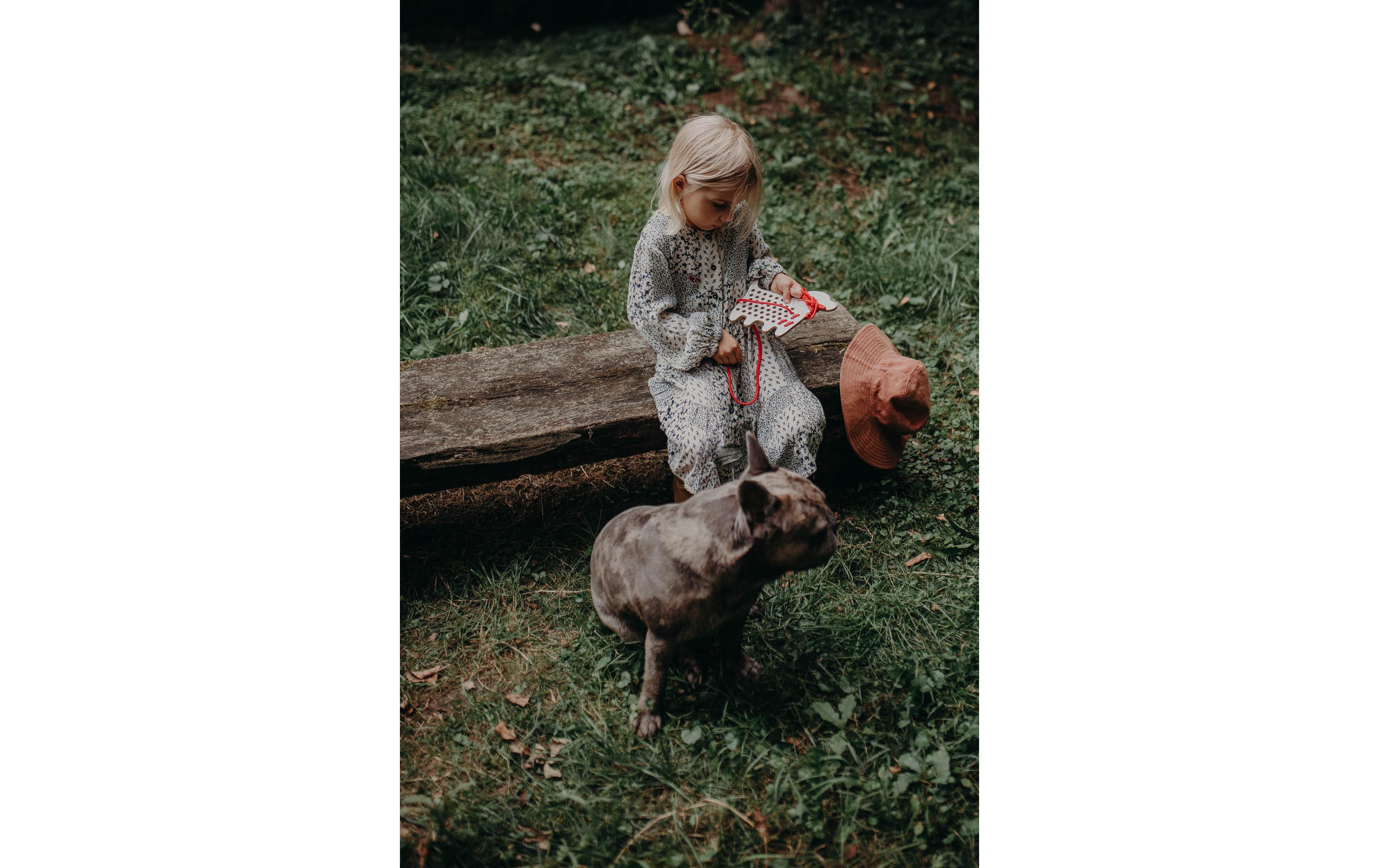 Milin Fadenspiel Niko der Hund FSC-Holz