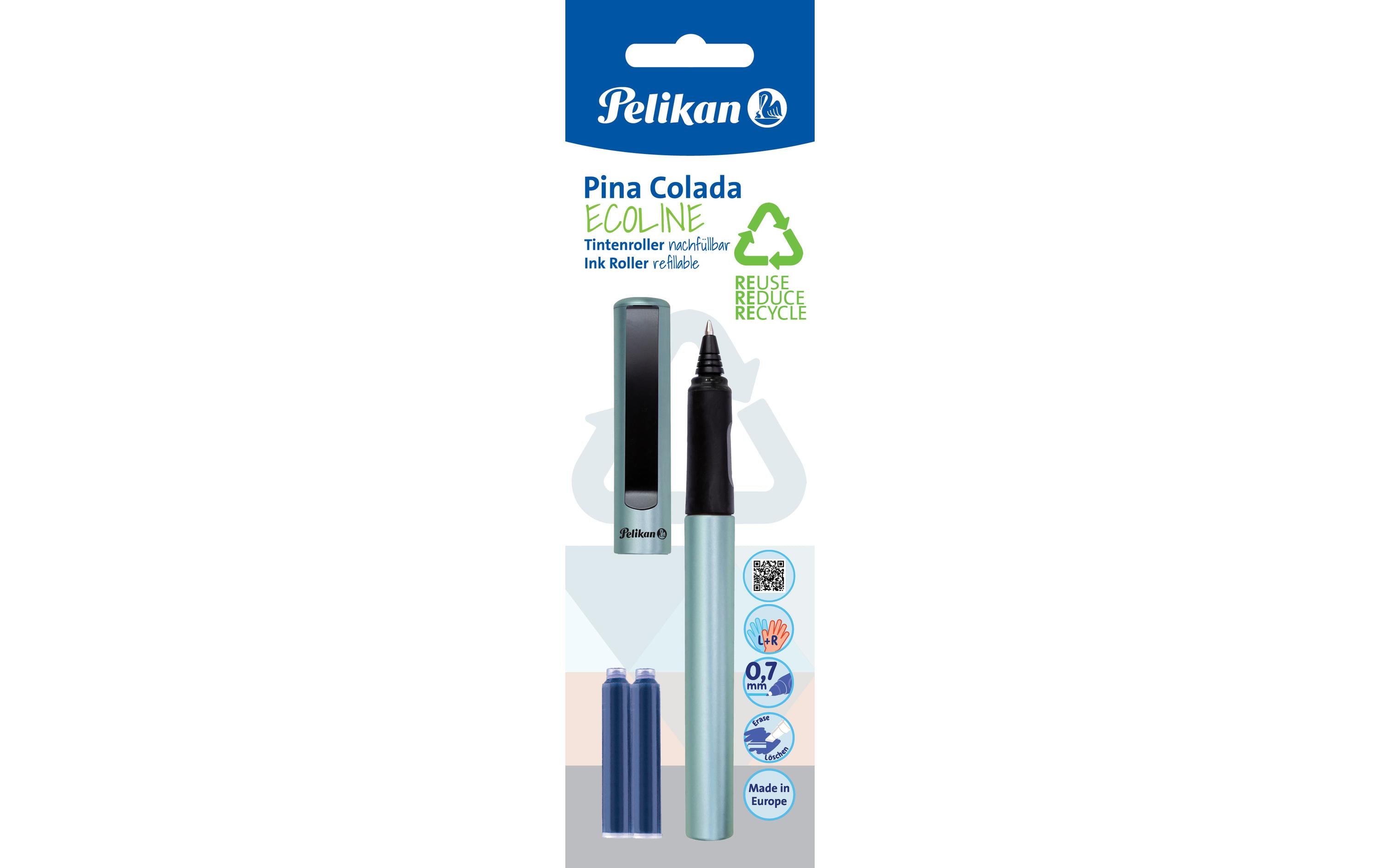 Pelikan Tintenroller Pina Colada Ecoline 0.7 mm, Blau