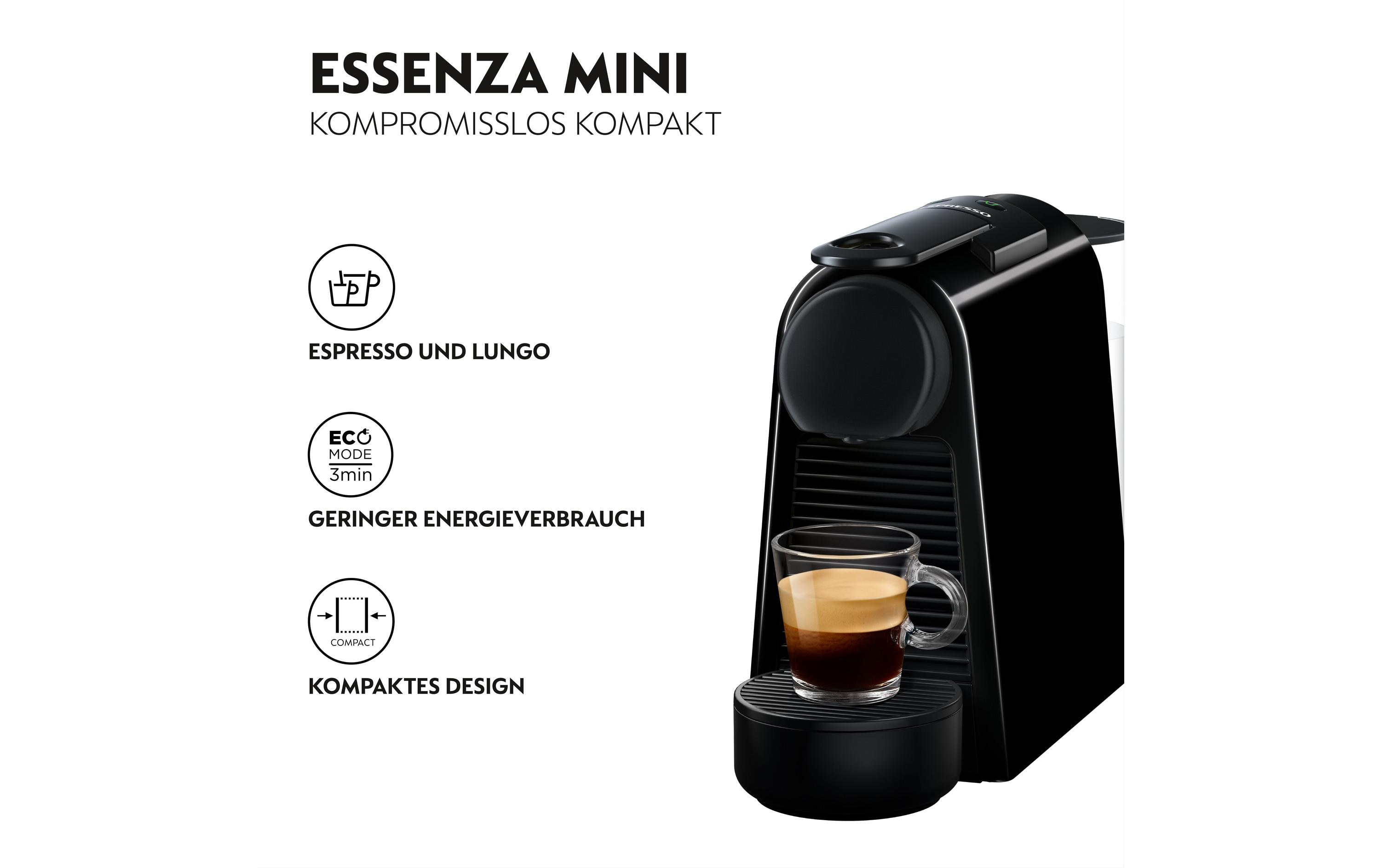 De'Longhi Kaffeemaschine Nespresso Essenza Mini EN85.B Schwarz