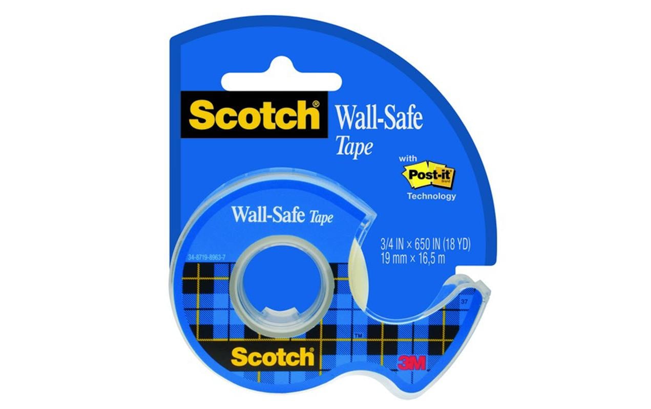 Scotch Handabroller Wall-Safe im Dispenser 19 mm x 16.5 m
