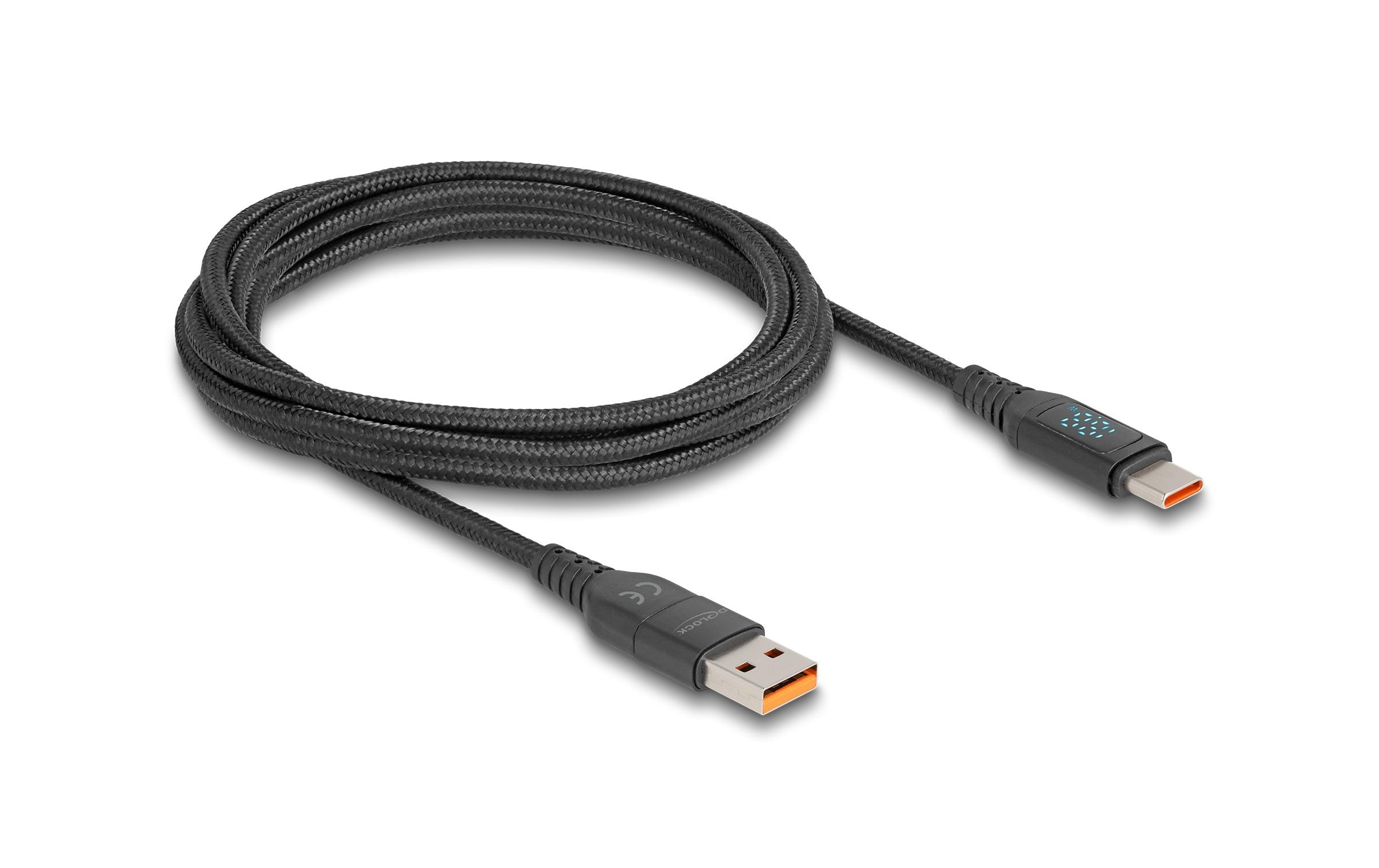 Delock USB-Ladekabel 88137 USB C - USB A/USB C 1.2 m