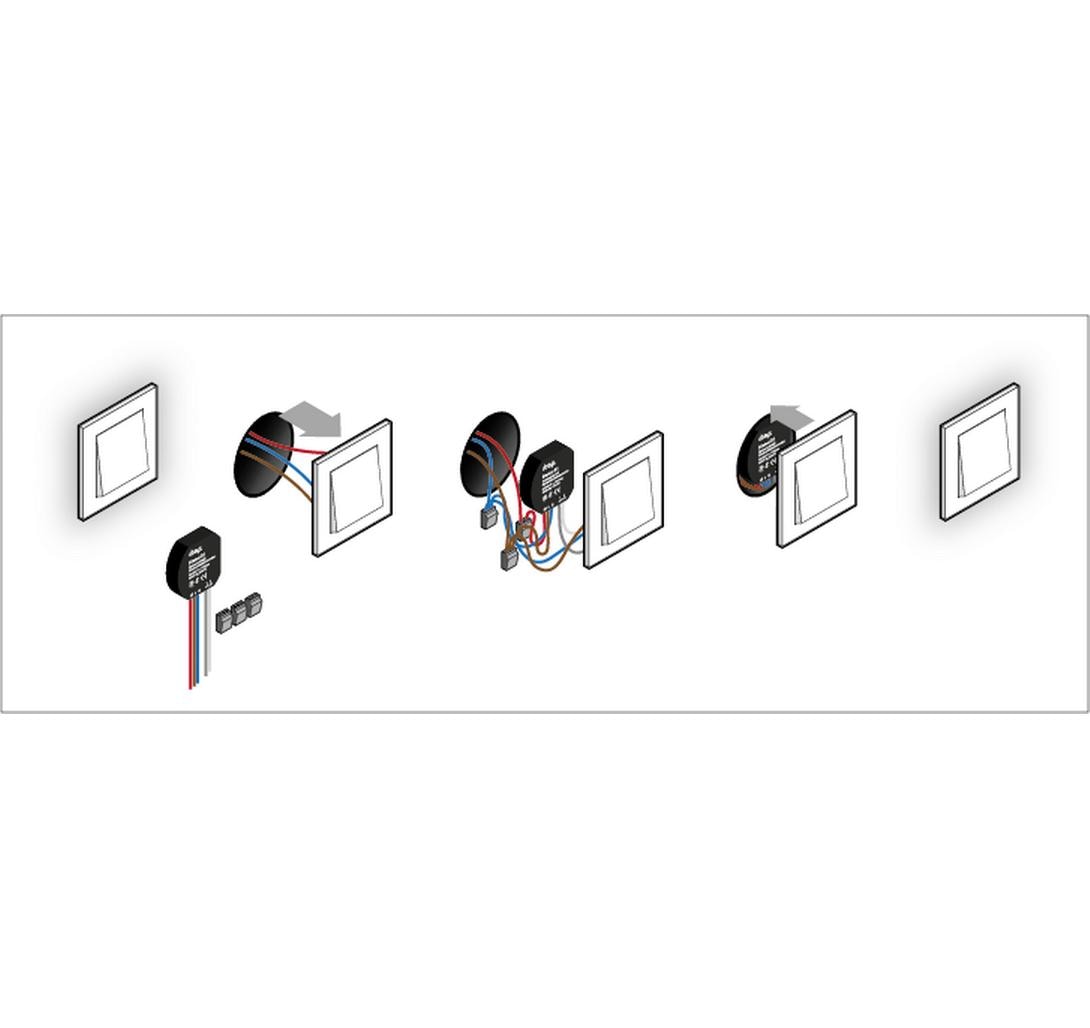 ubisys Bedieneinheit C4 ZigBee 3.0, 4-Fach