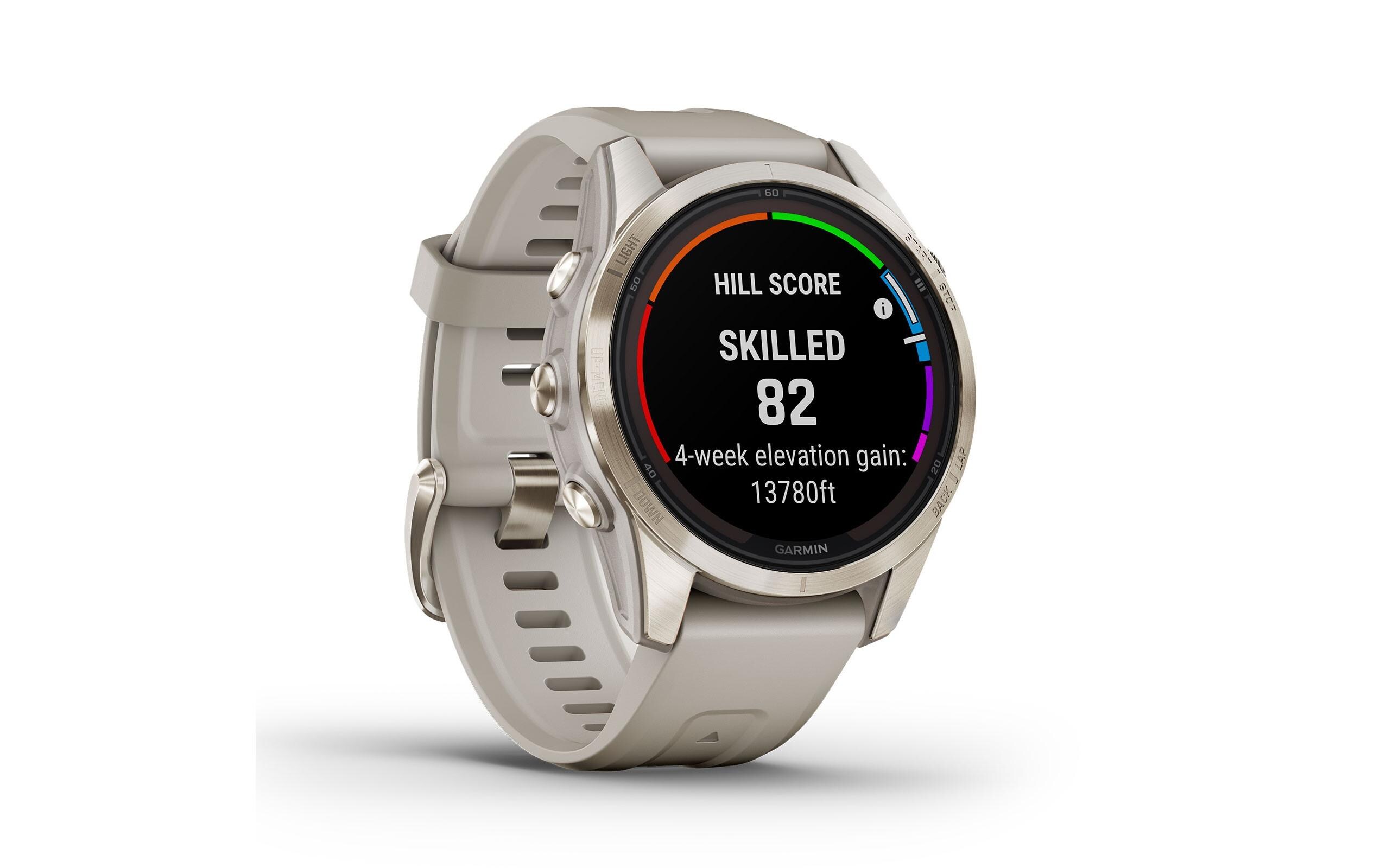 GARMIN Sportuhr fenix 7 Pro Sapphire Solar Edition Beige