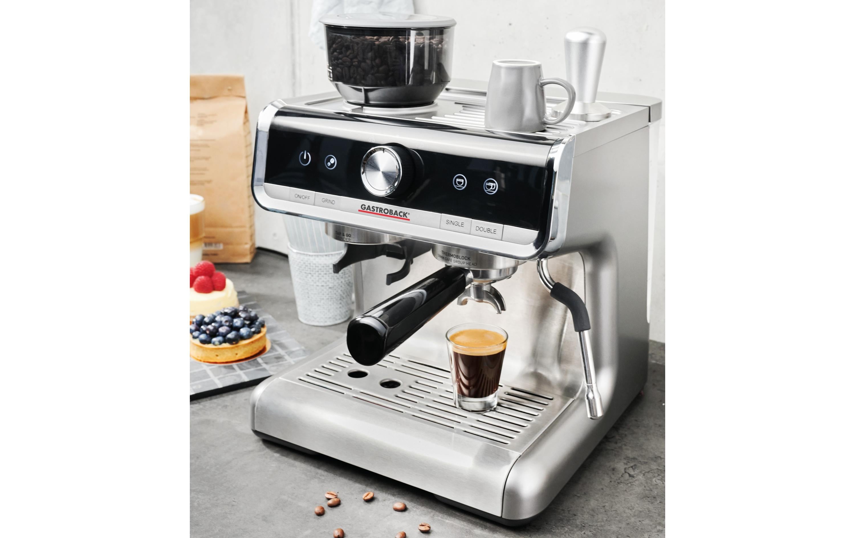 Gastroback Siebträgermaschine Design Espresso Barista Pro