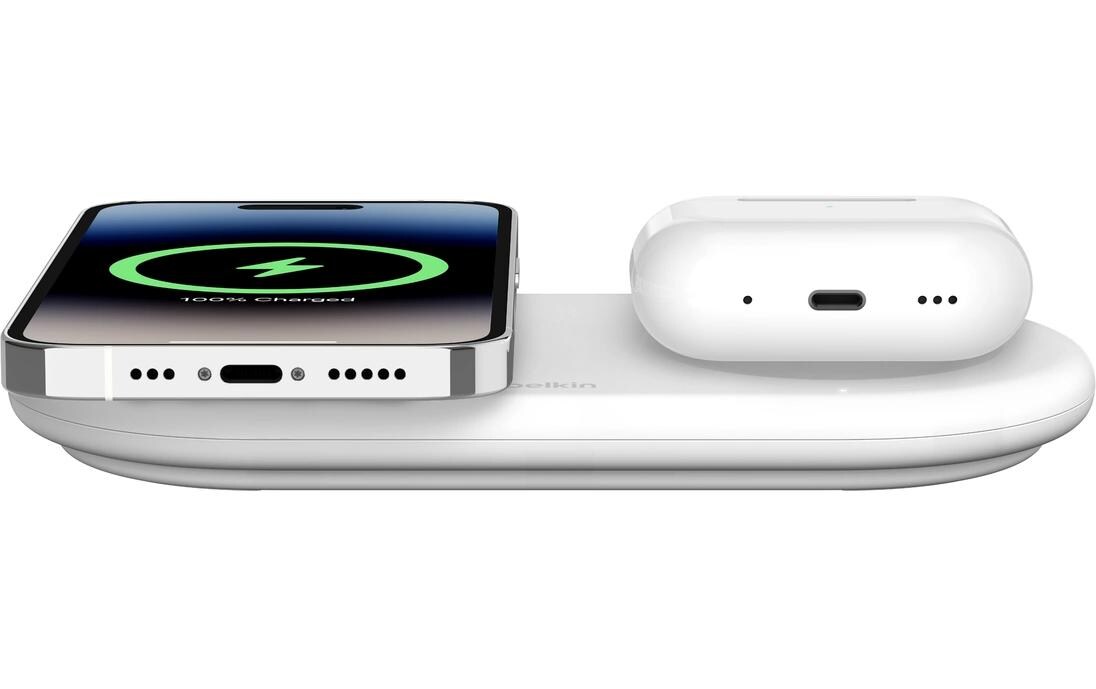 Belkin Wireless Charger Boostcharge Pro 2in1 Weiss inkl. Netzteil