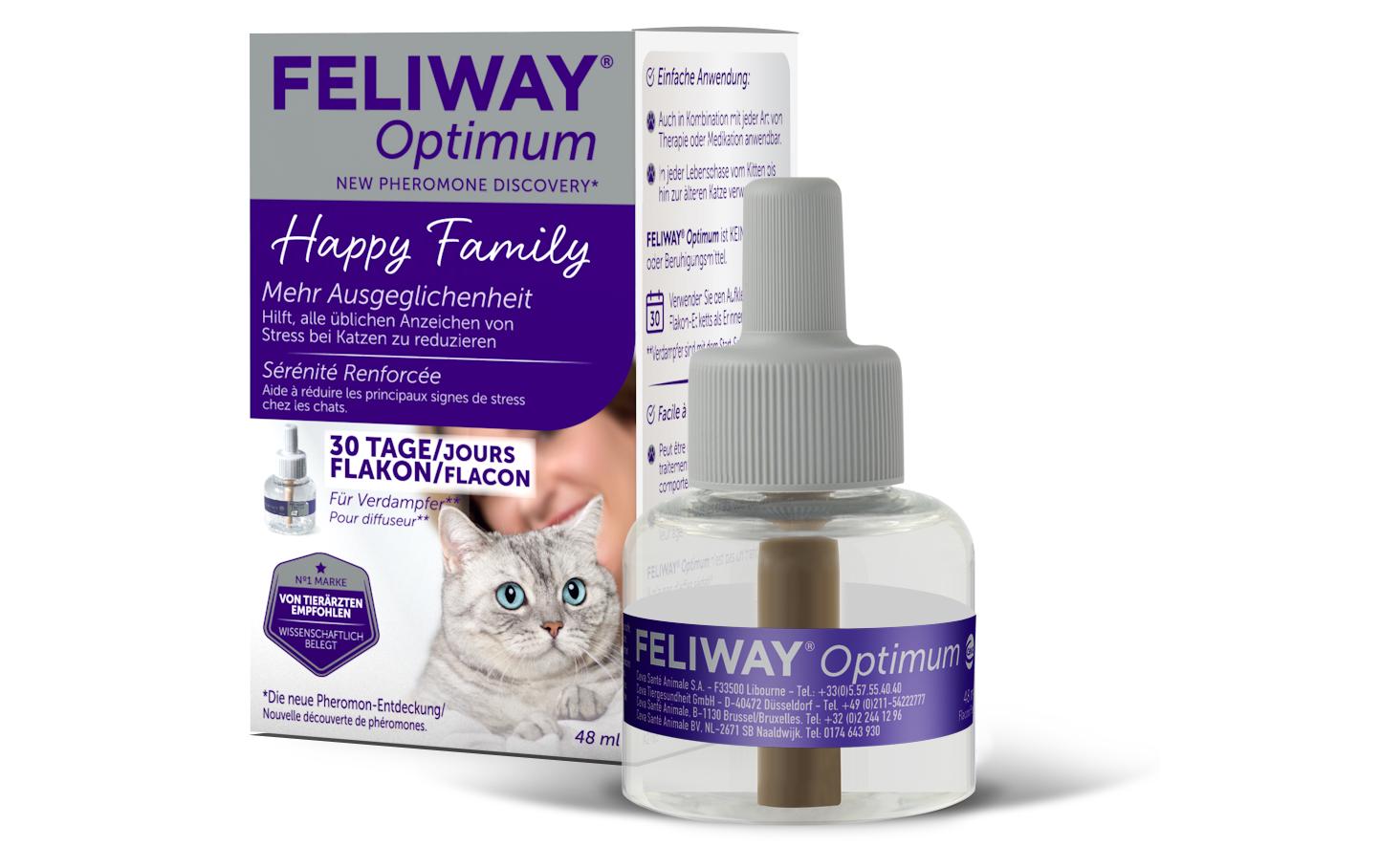 Feliway Wohlbefinden Optimum Nachfüllflakon, 48 ml