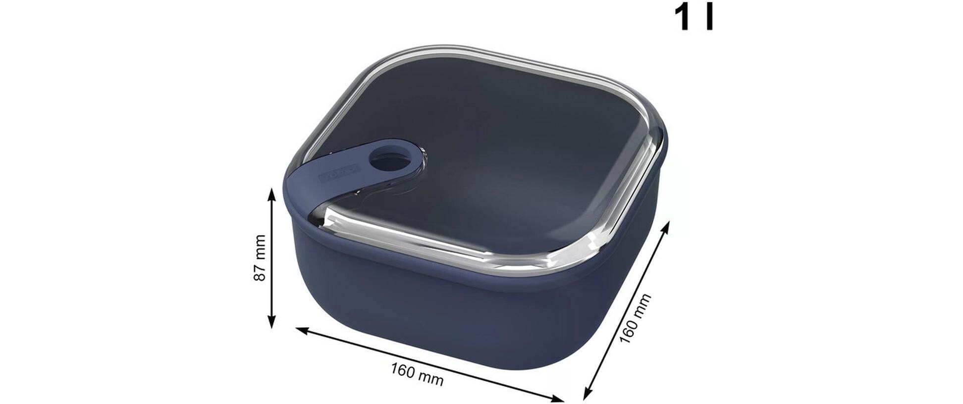 Rotho Lunchbox Ela 1 l, Midnight Blau