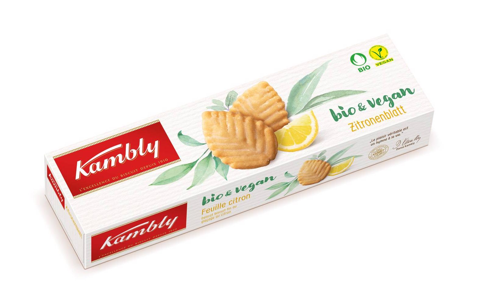 Kambly Guetzli Zitronenblatt Bio & vegan 110 g