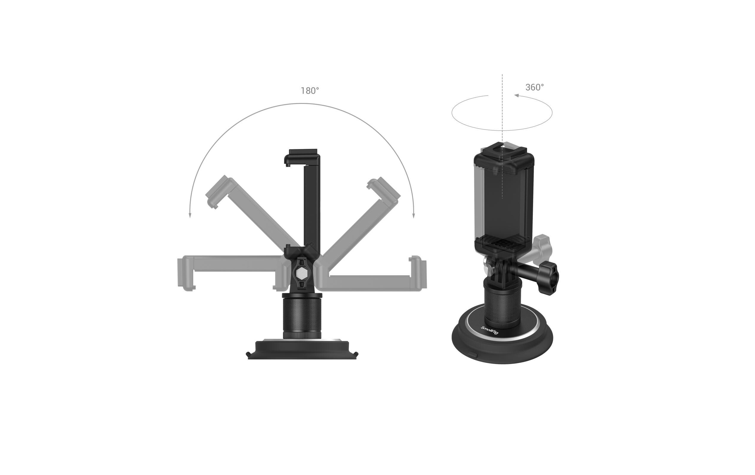 Smallrig Saugnapfhalterung für Action-Kameras