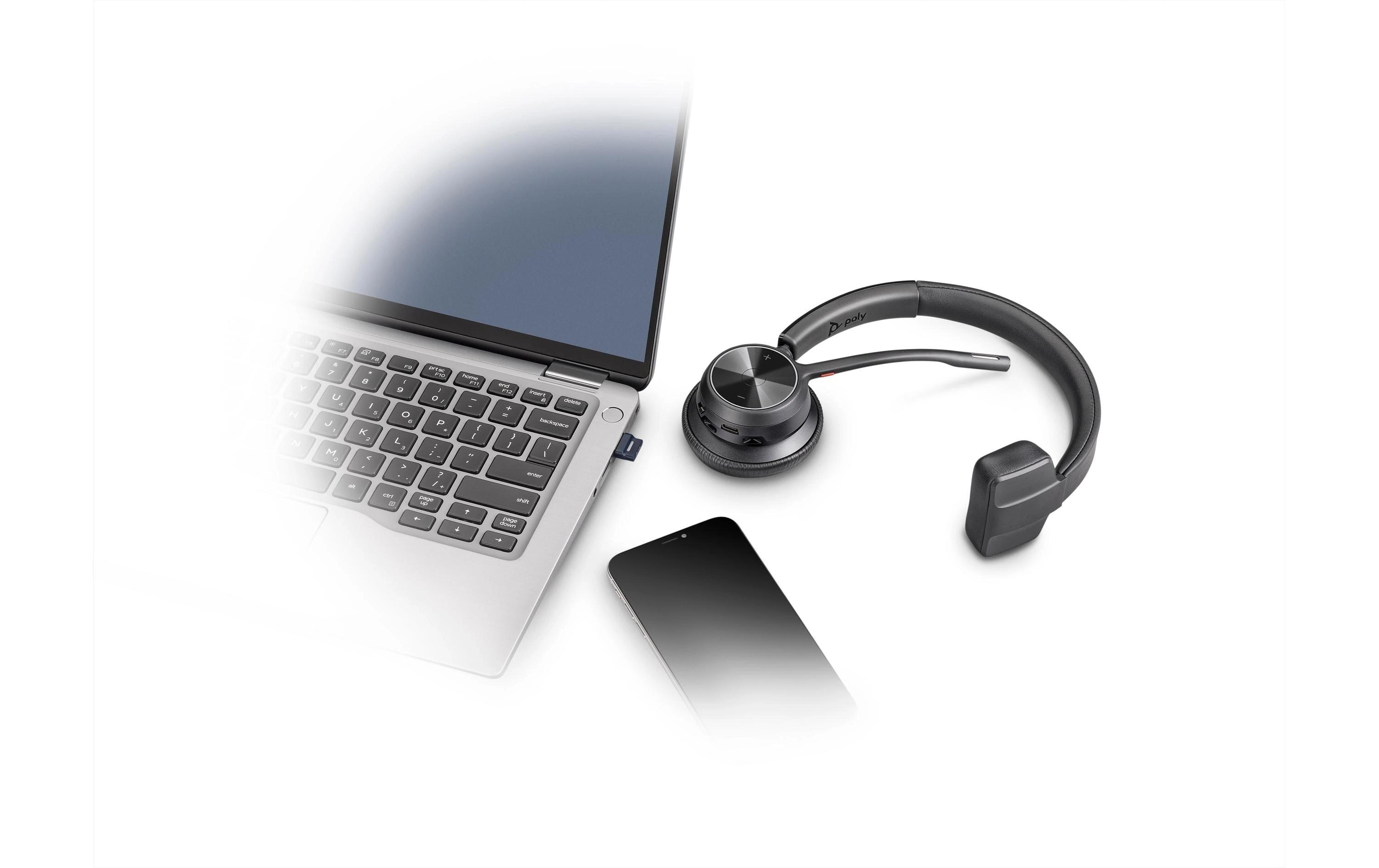 Poly Headset Voyager 4310 MS Mono USB-A, ohne Ladestation