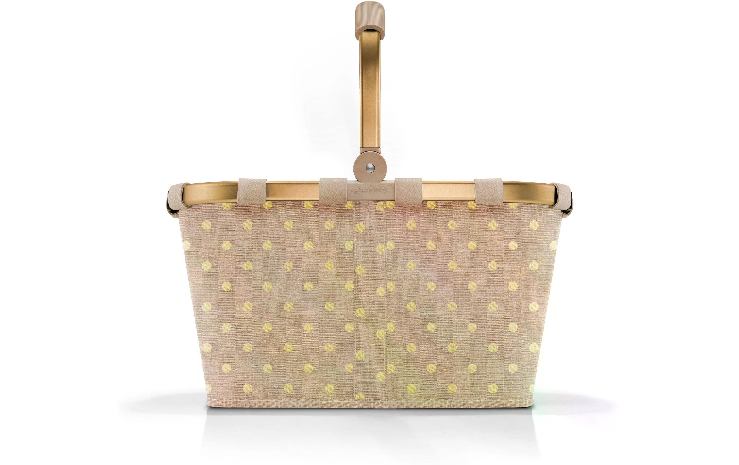 Reisenthel Einkaufskorb Carrybag Metallic Dots Coffee