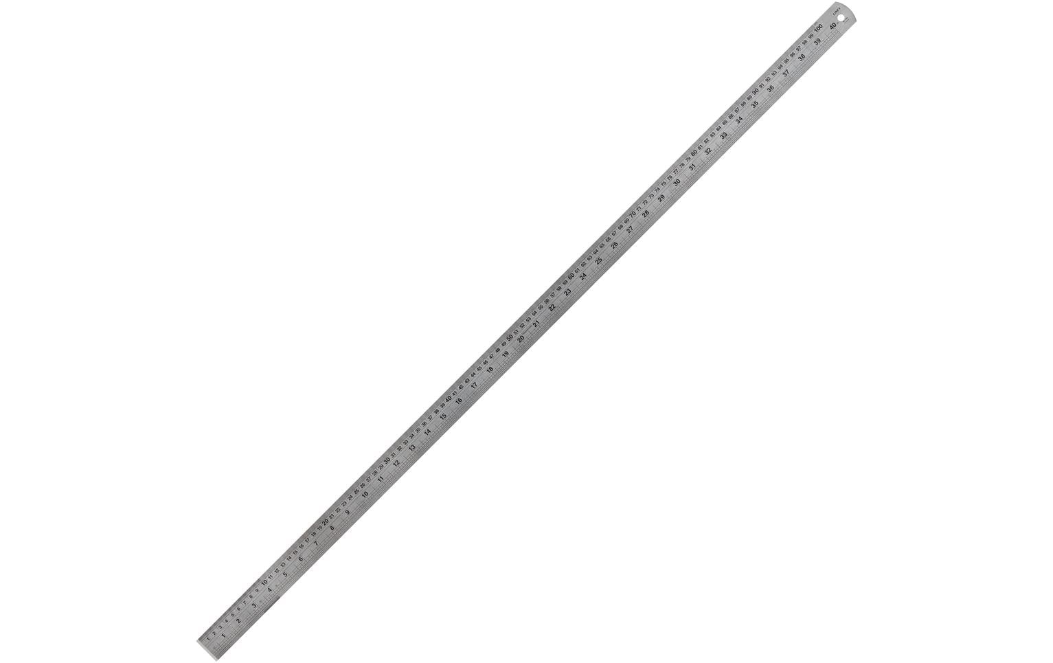 Linex Lineal aus Stahl 100 cm , Grau