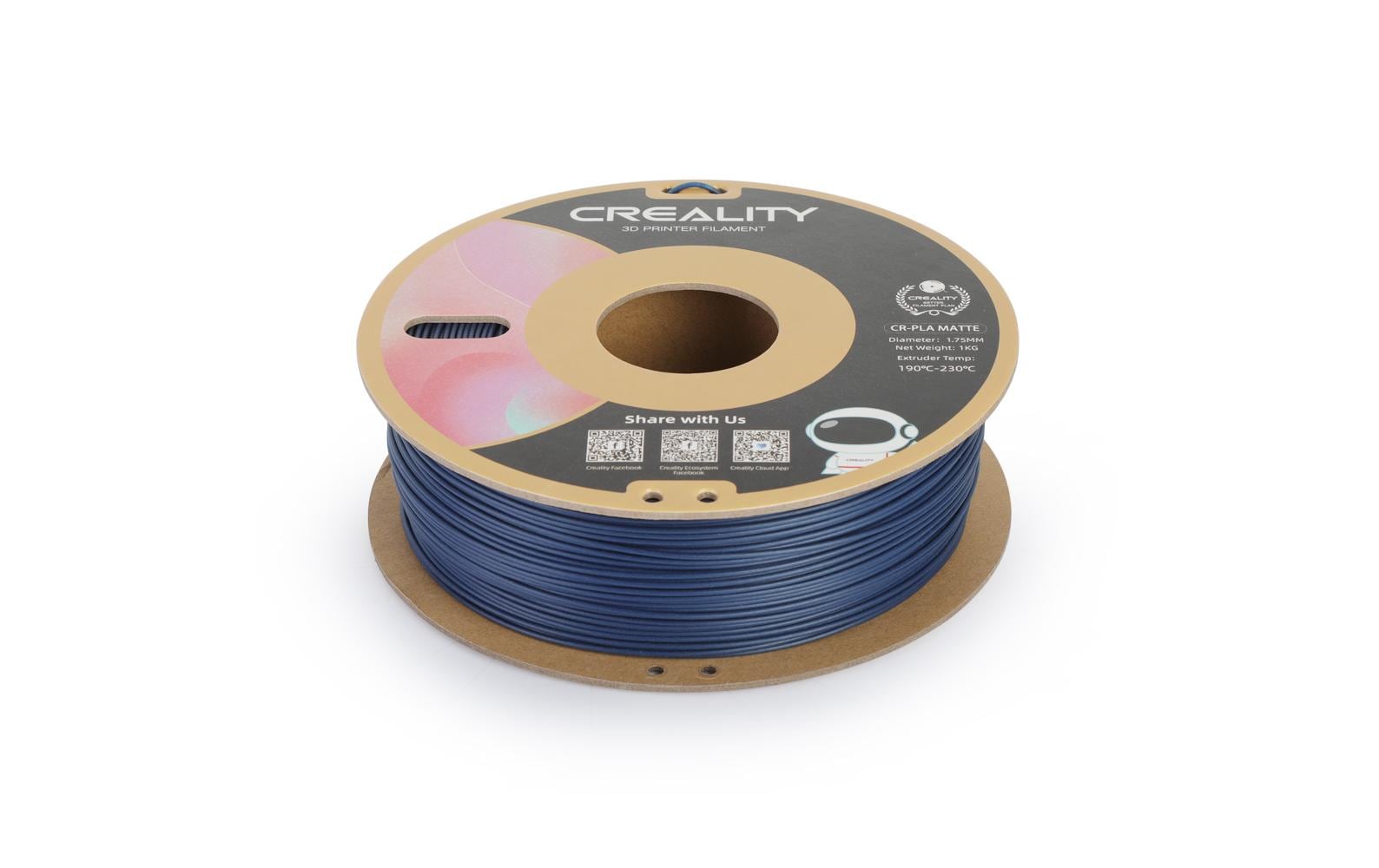 Creality Filament PLA, Navy Blau, 1.75 mm, 1 kg