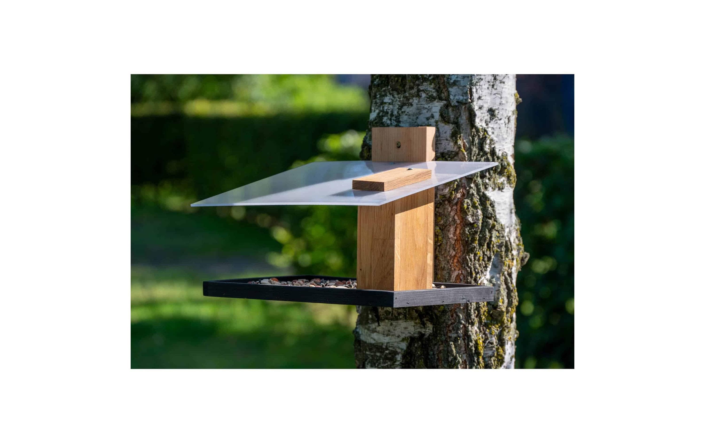 dobar Design-Vogelfutterhaus Futura I, 35 x 24 x 22 cm, Holz