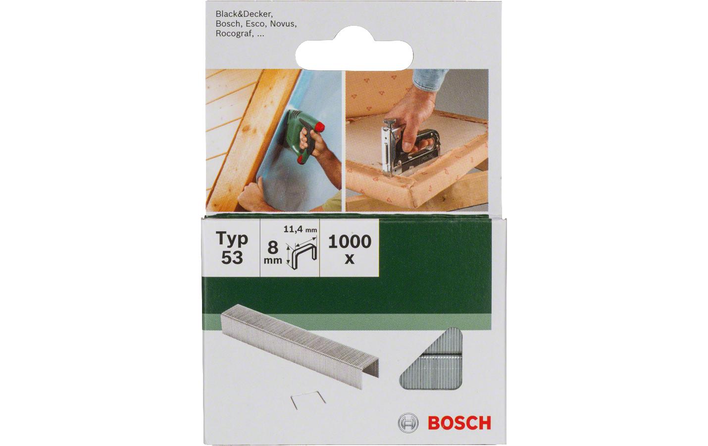 Bosch Feindrahtklammer Typ 53/8 1000 Stück