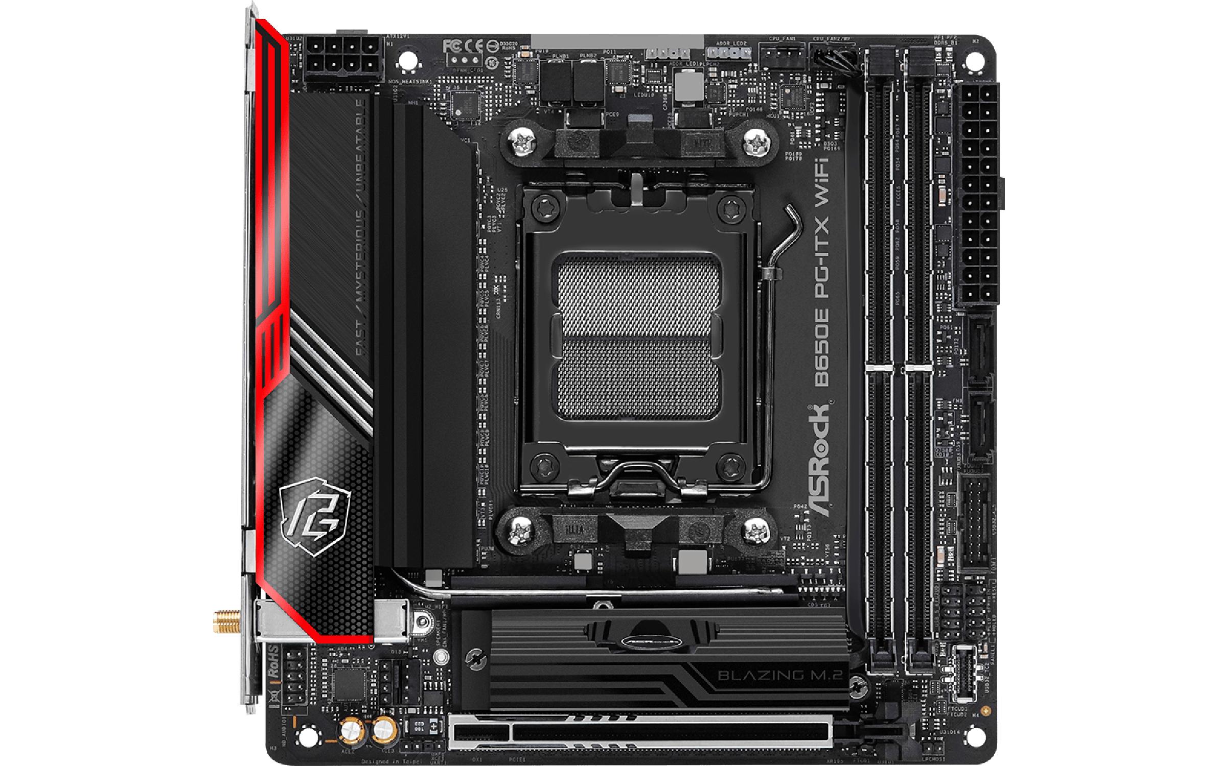 ASRock Mainboard B650E PG-ITX WiFi