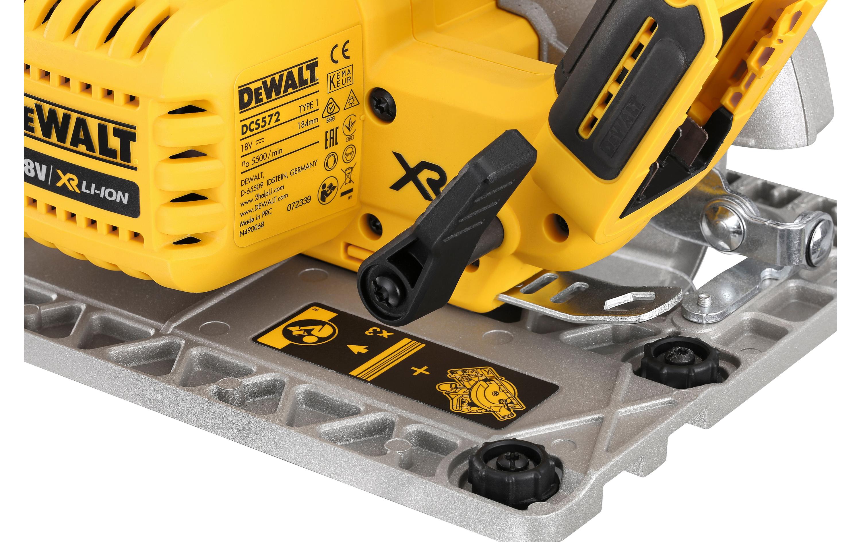 DeWalt Akku-Handkreissäge DCS572NT 18 V, Solo