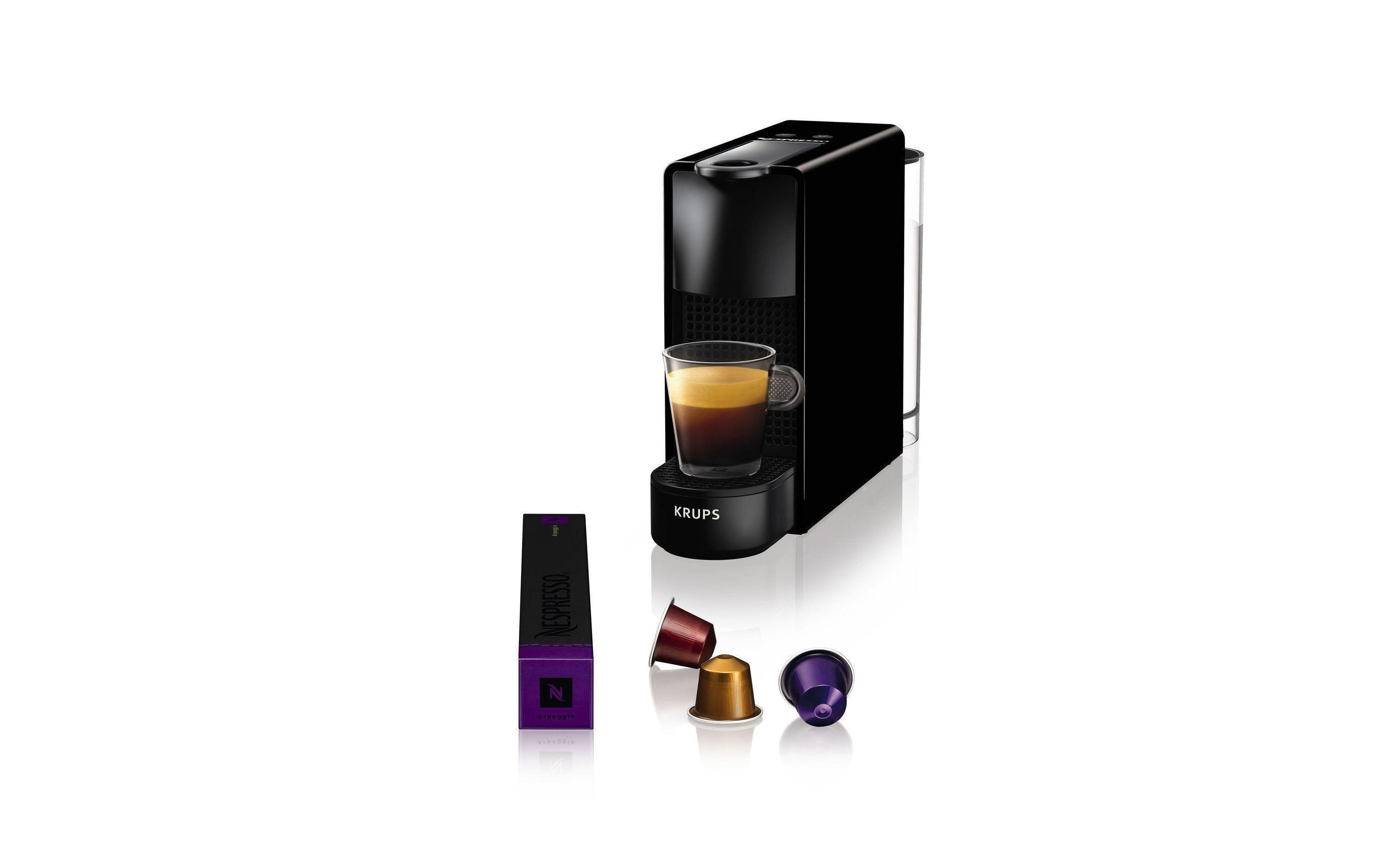 Krups Kaffeemaschine Nespresso Essenza Mini XN1108 Schwarz