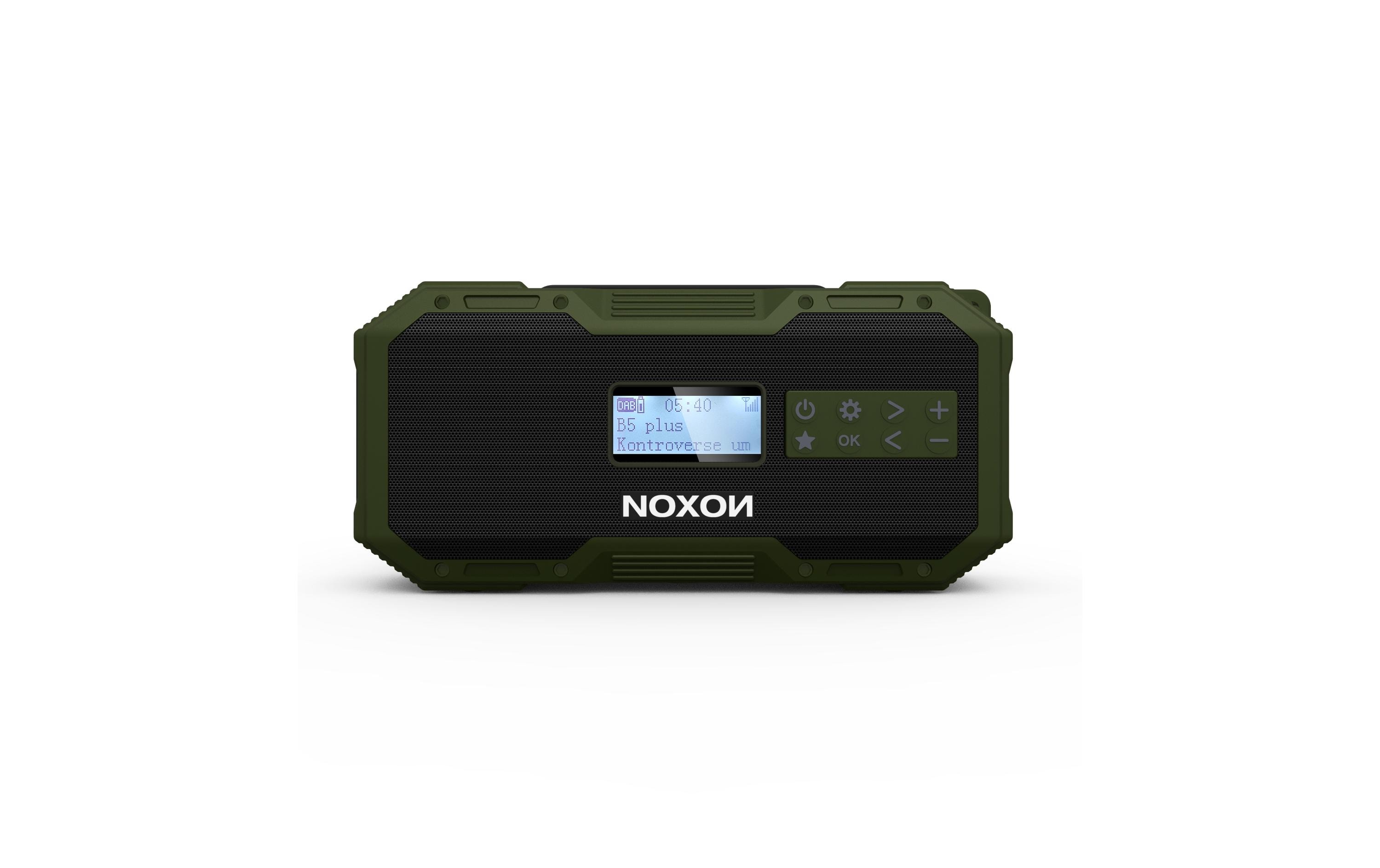 Noxon DAB+ Radio Dynamo Solar 411 Grün