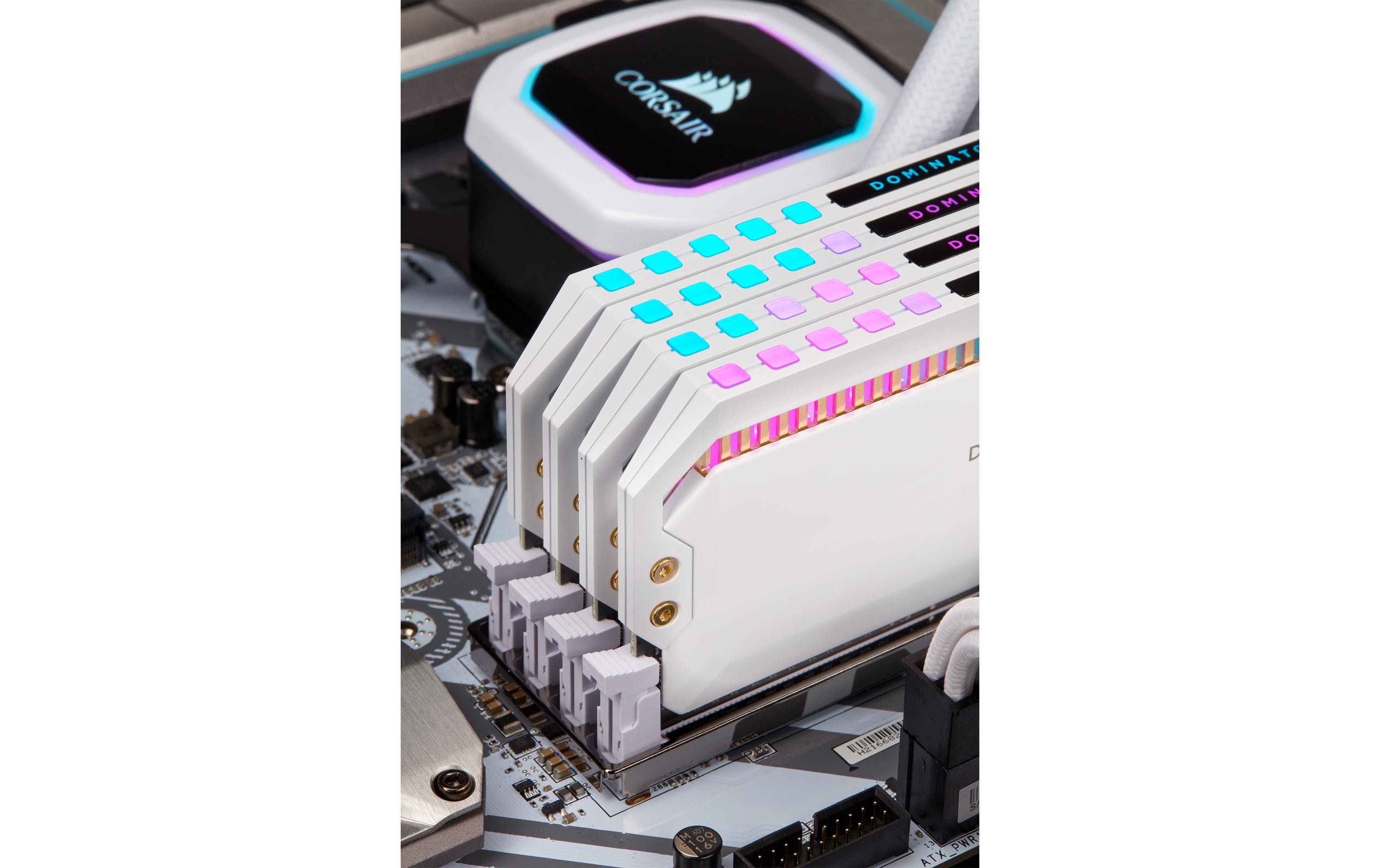 Corsair DDR4-RAM Dominator Platinum RGB White 3600 MHz 4x 16 GB