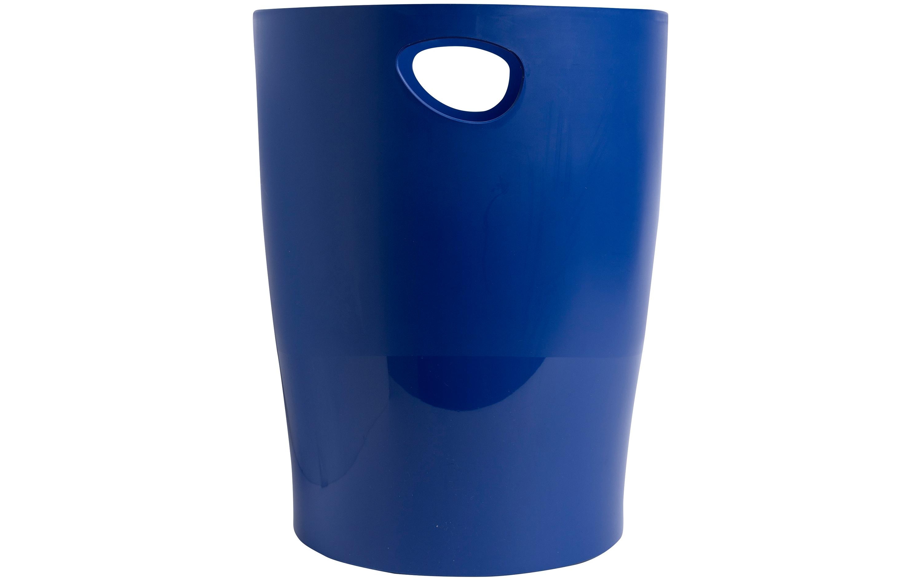 Exacompta Papierkorb Bee Blue Ecobin 15 l, Marineblau