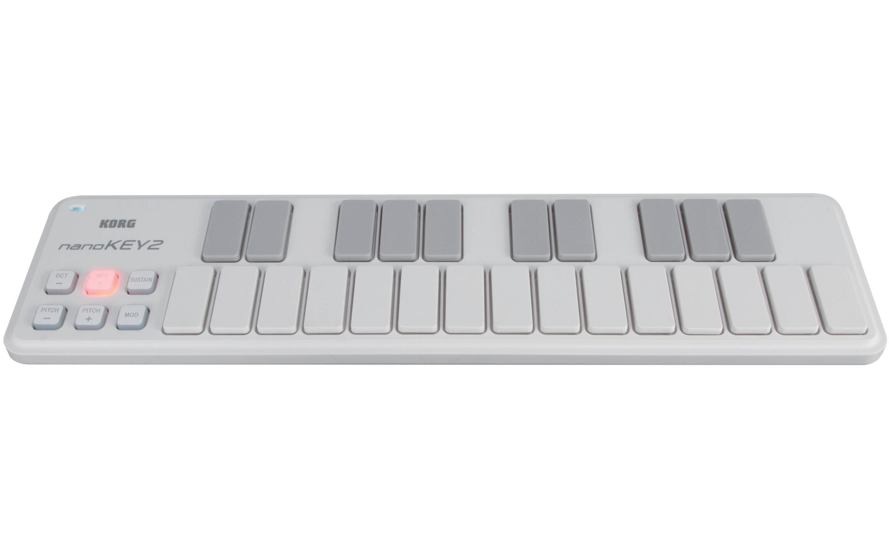 Korg Controller nanoKEY2 – 25 Tasten, Weiss