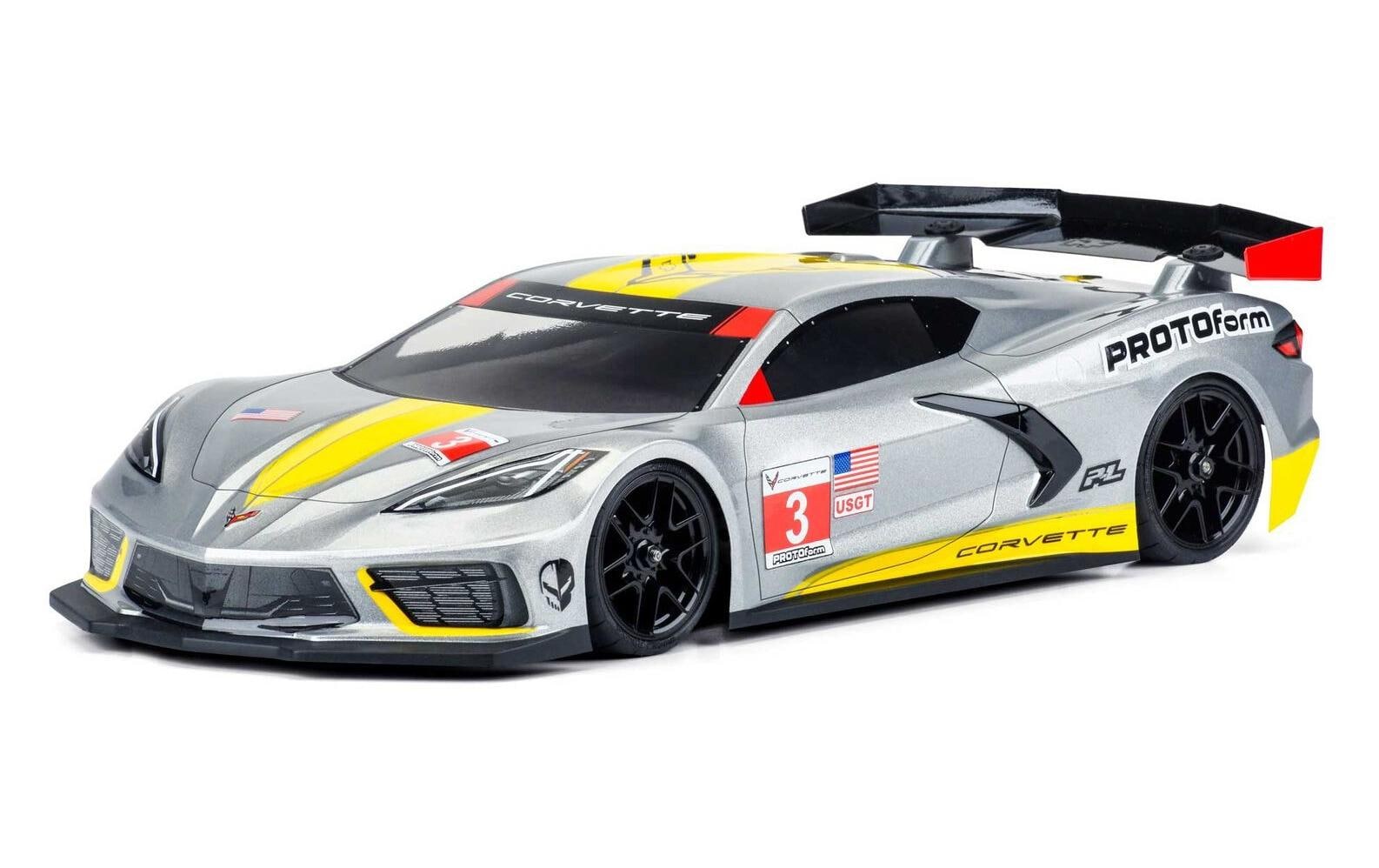 Proline Karosserie Chevrolet Corvette C8 unlackiert, 1:10