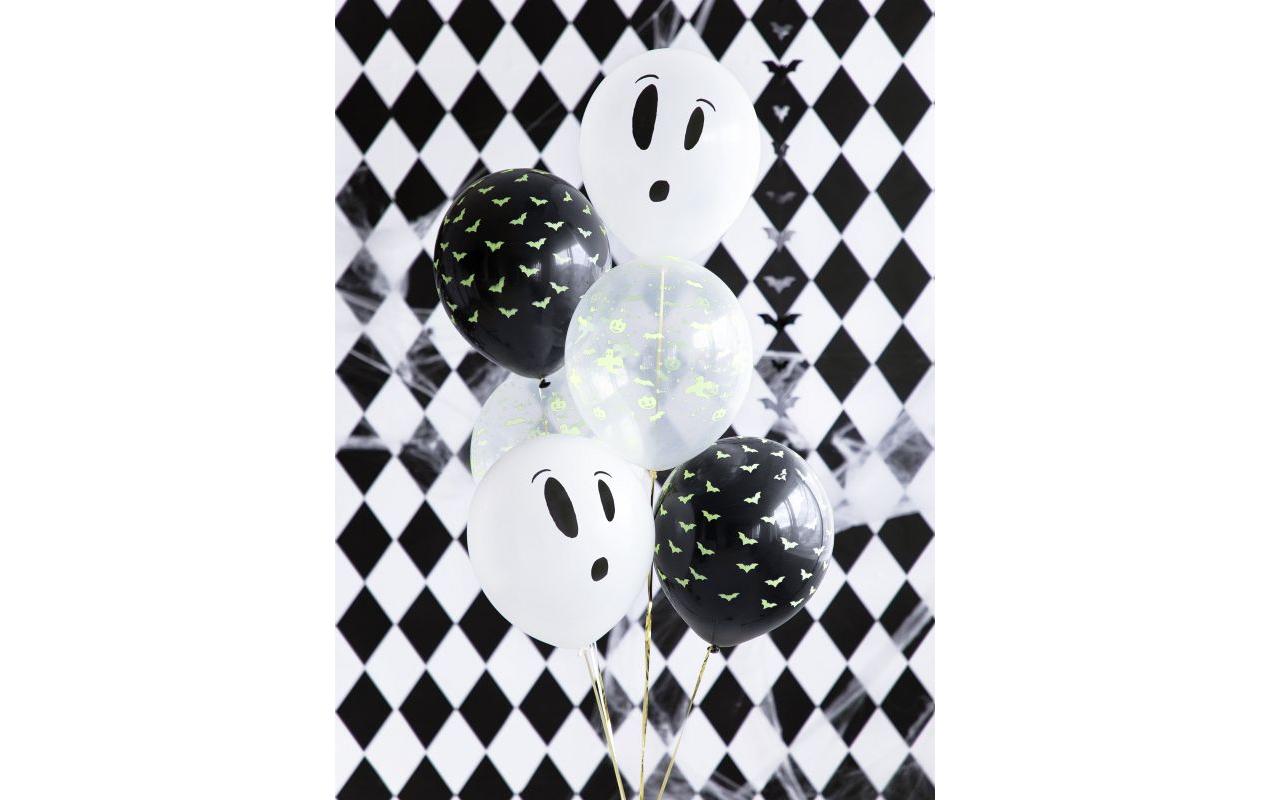 Partydeco Ballons BOO! Mehrfarbig, 7 cm