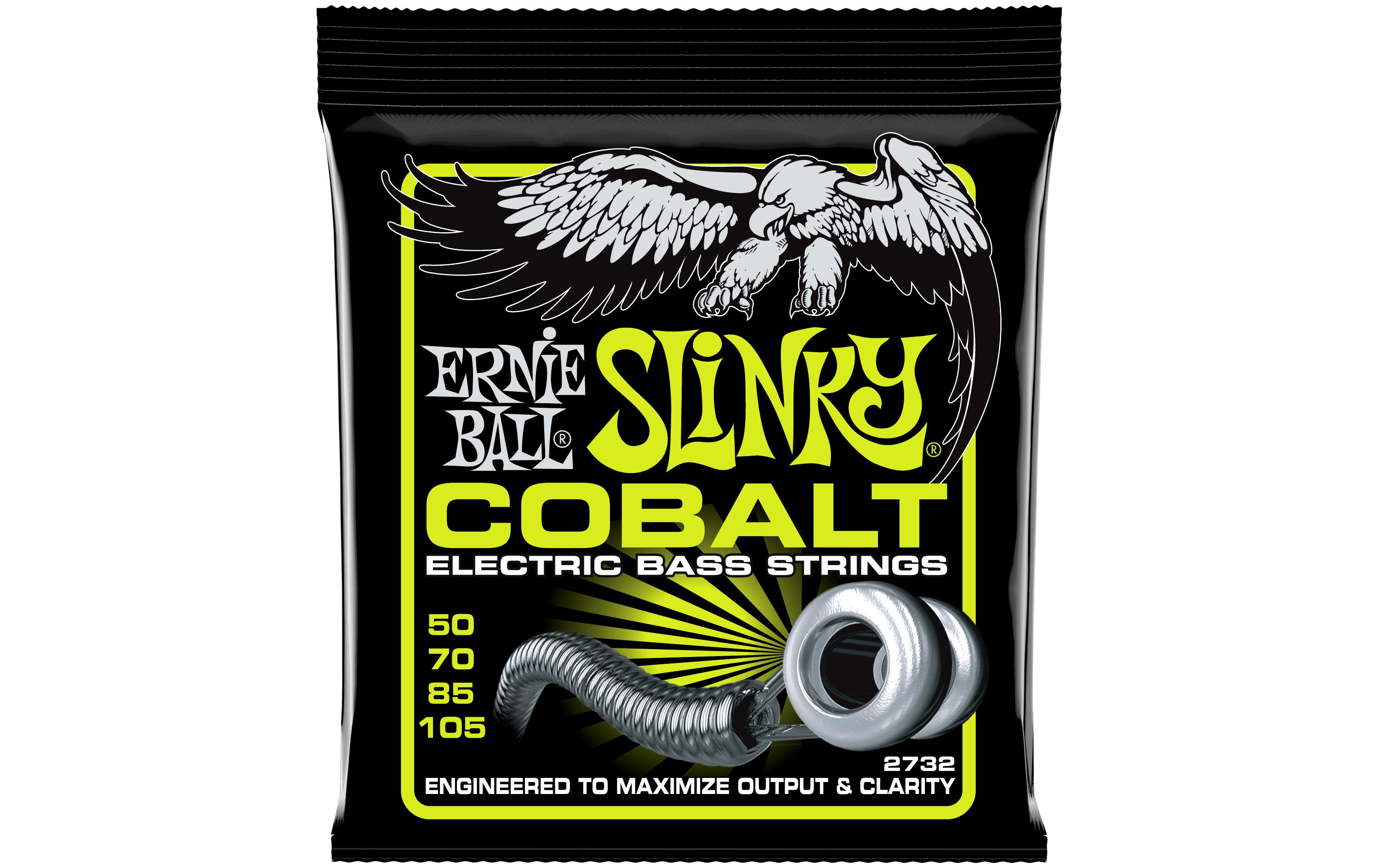 Ernie Ball Basssaiten 2732 Slinky Cobalt – Regular 50-105