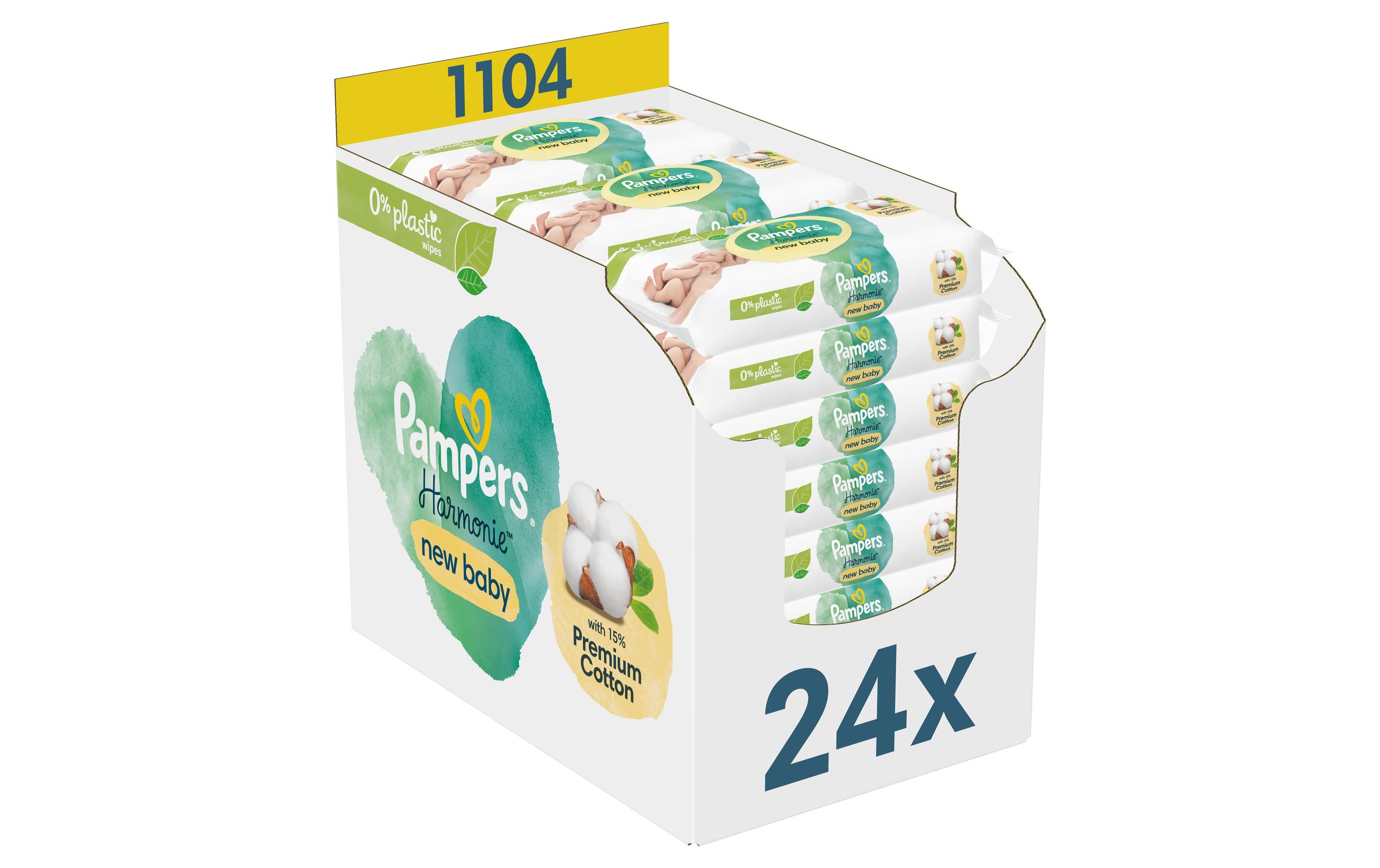 Pampers Feuchttücher Harmonie New Baby 24 x 46 Stk.