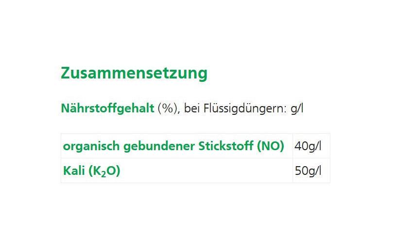 Hauert Flüssigdünger Biorga für Blumen und Gemüse, 1 l