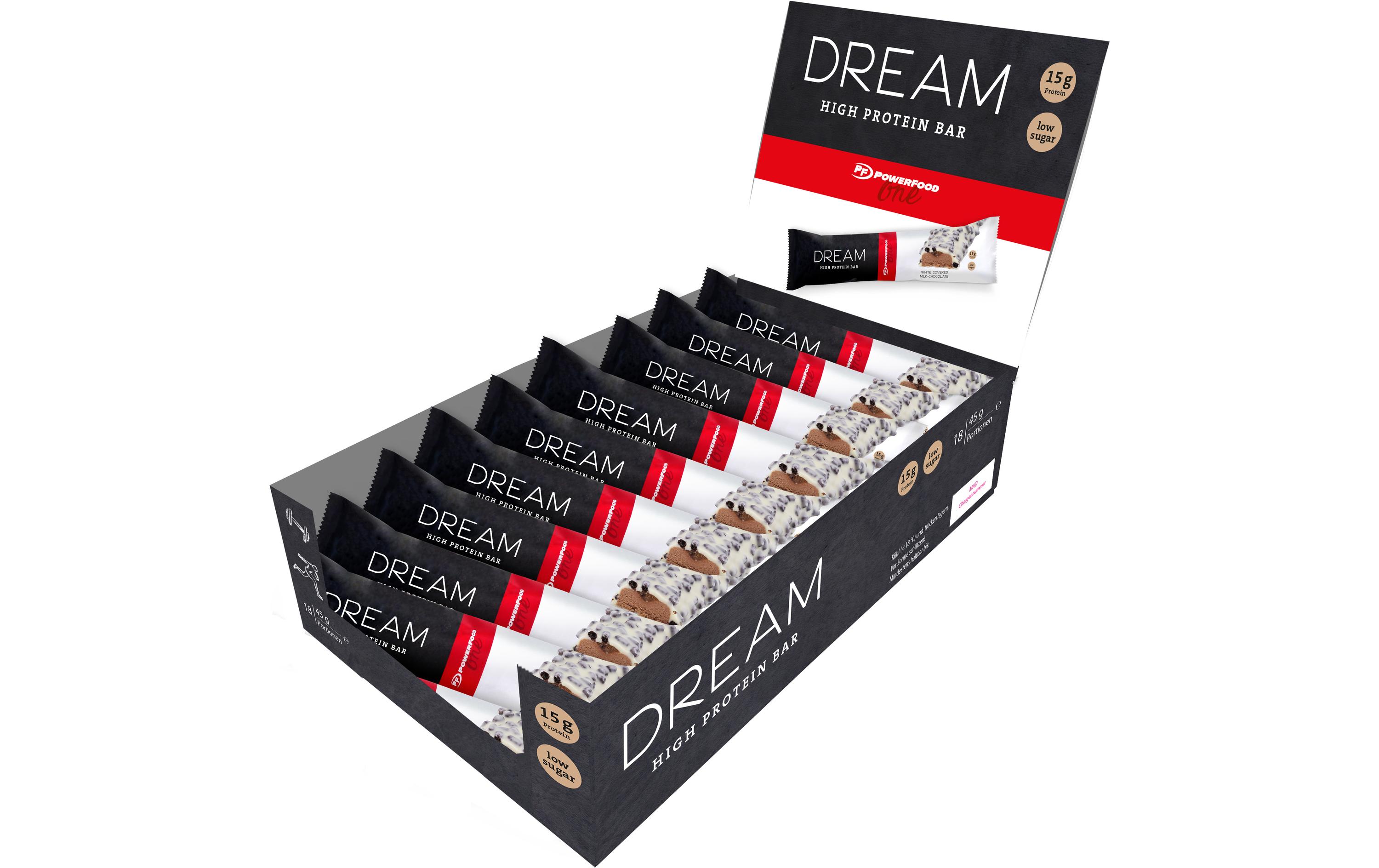 PowerFood One Riegel Dream Schokolade, 18 x 45 g