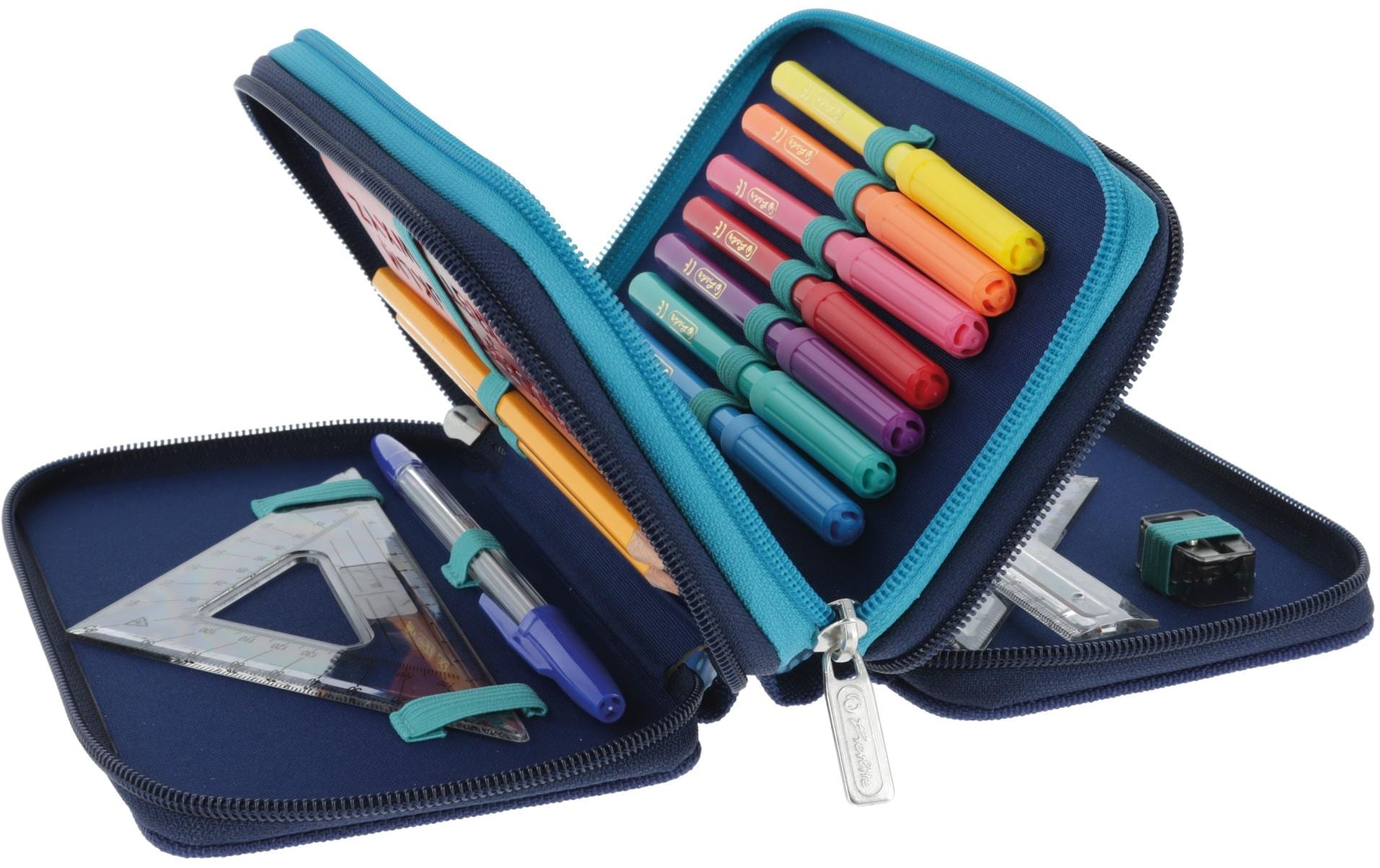 Herlitz Etui Triple 31-teilig, Deep Ocean