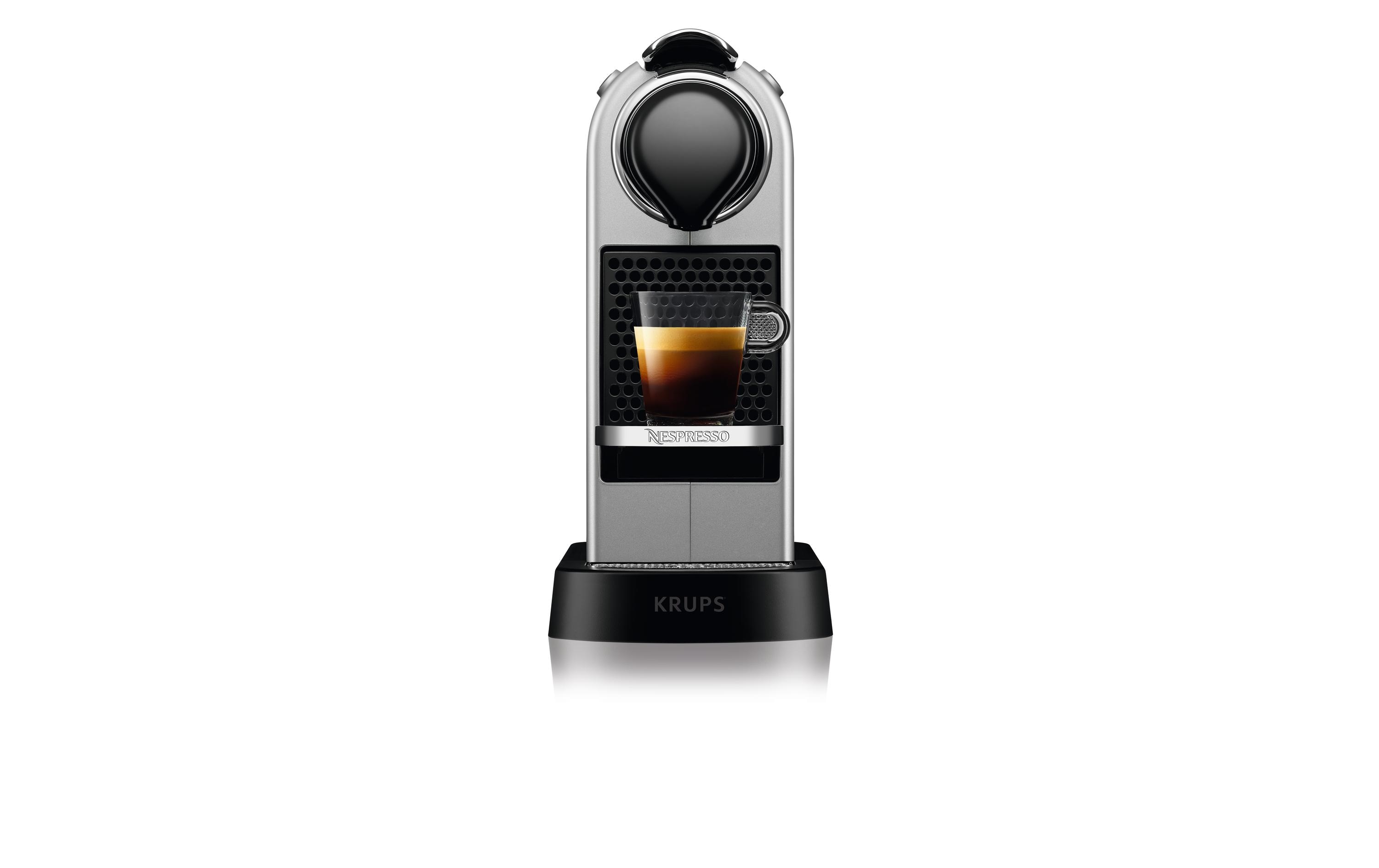 Krups Kaffeemaschine Nespresso CitiZ XN741B Silber