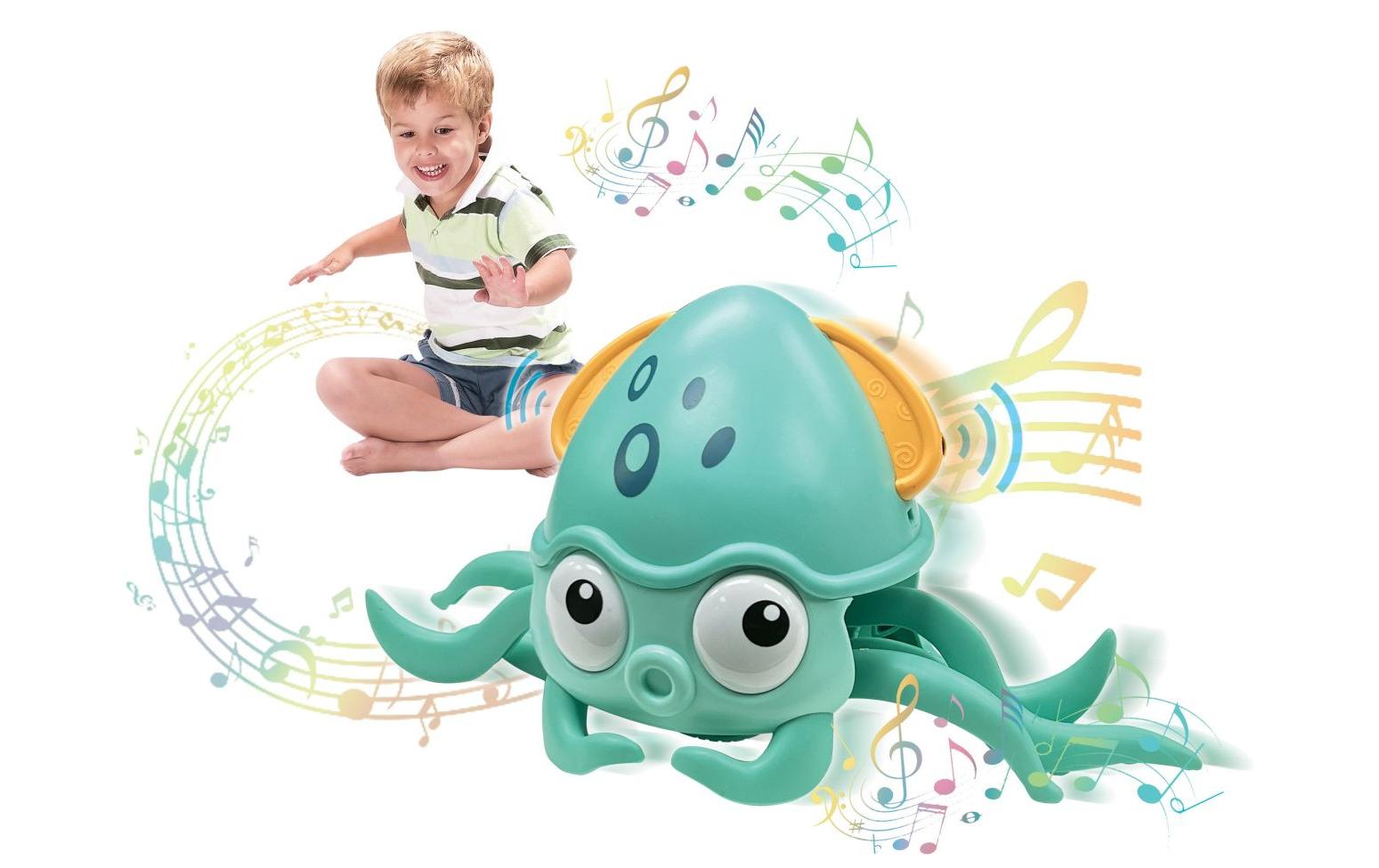 Totally Laufender Oktopus mit Sound & Sensor