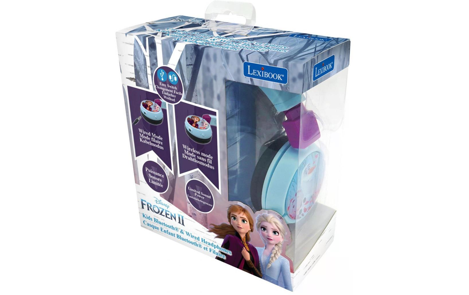 Lexibook Kinderkopfhörer Disney Frozen 2-in-1-Bluetooth