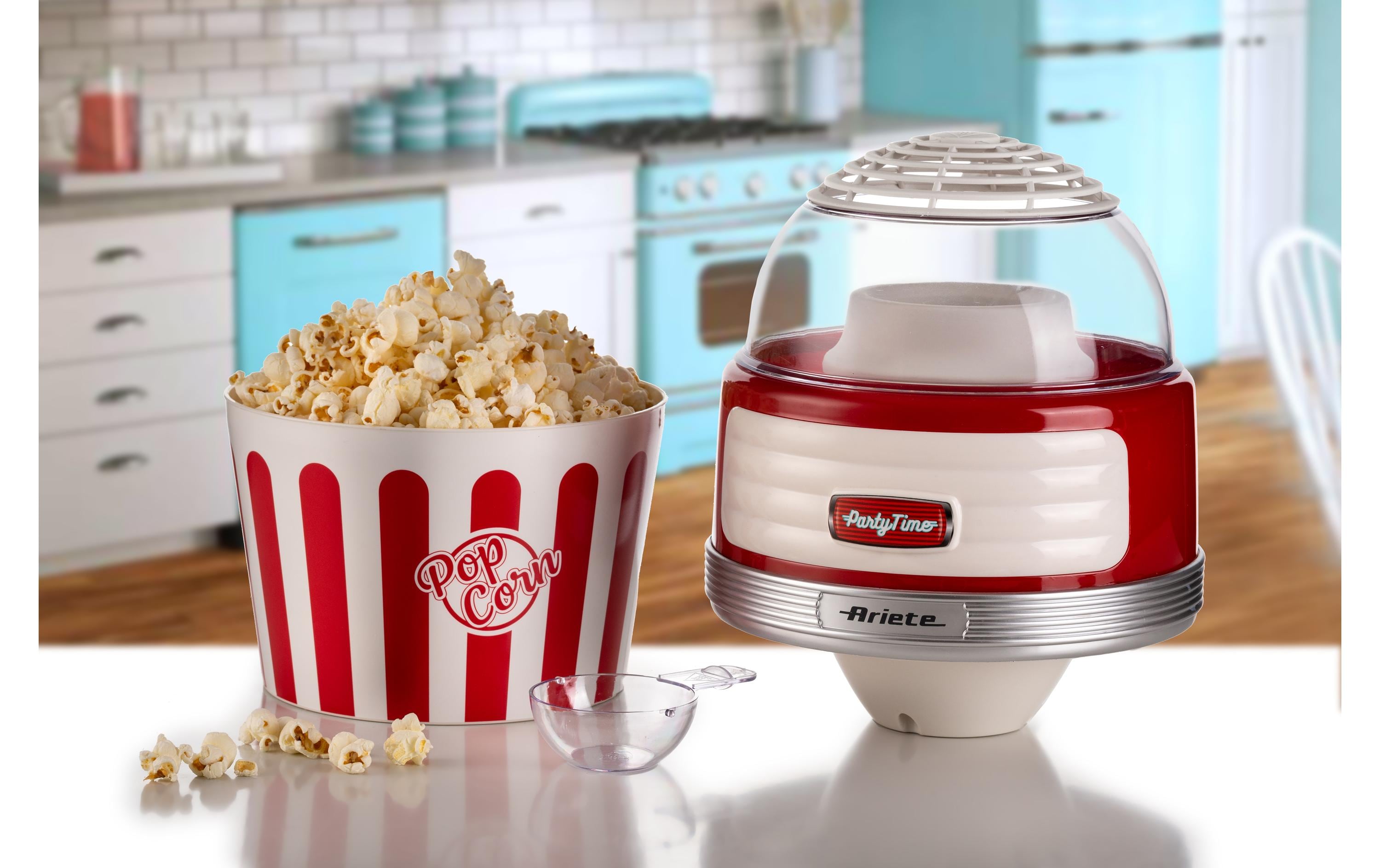 Ariete Popcorn Maschine Party Time ARI-2957-RD Rot/Weiss