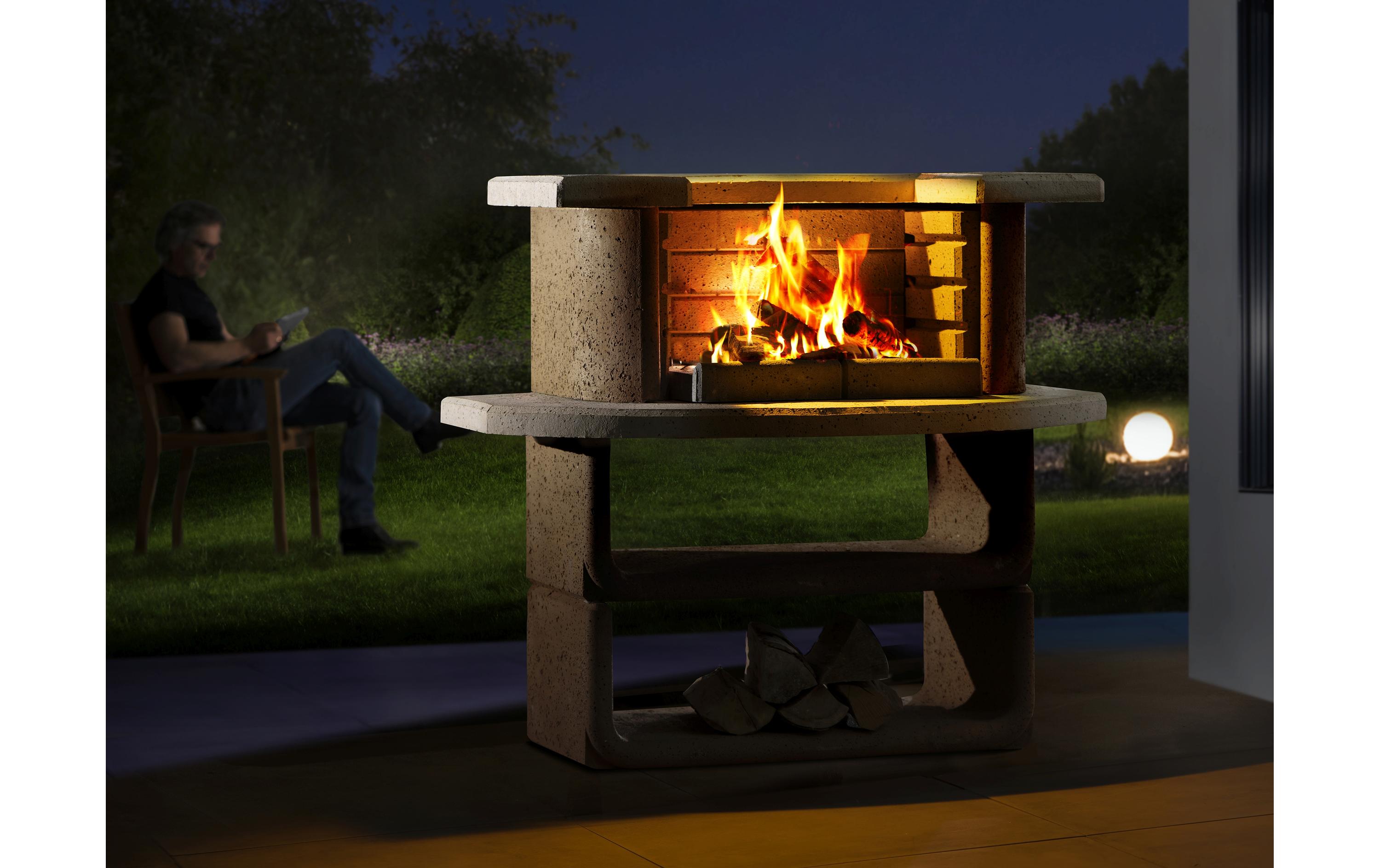 Buschbeck Outdoorgrill Montana 110 x 101 x 65 cm