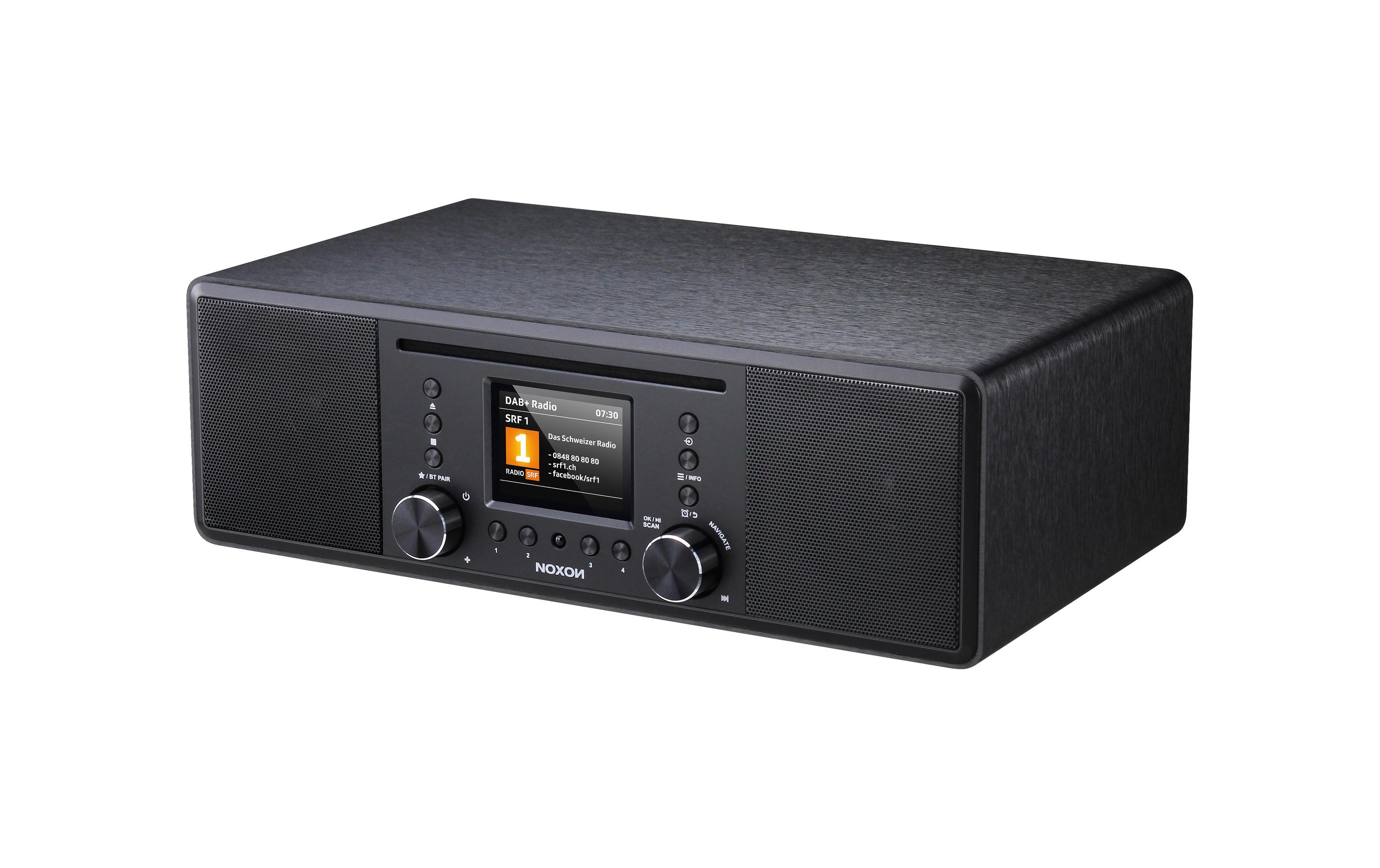 Noxon DAB+ Radio Furka Schwarz