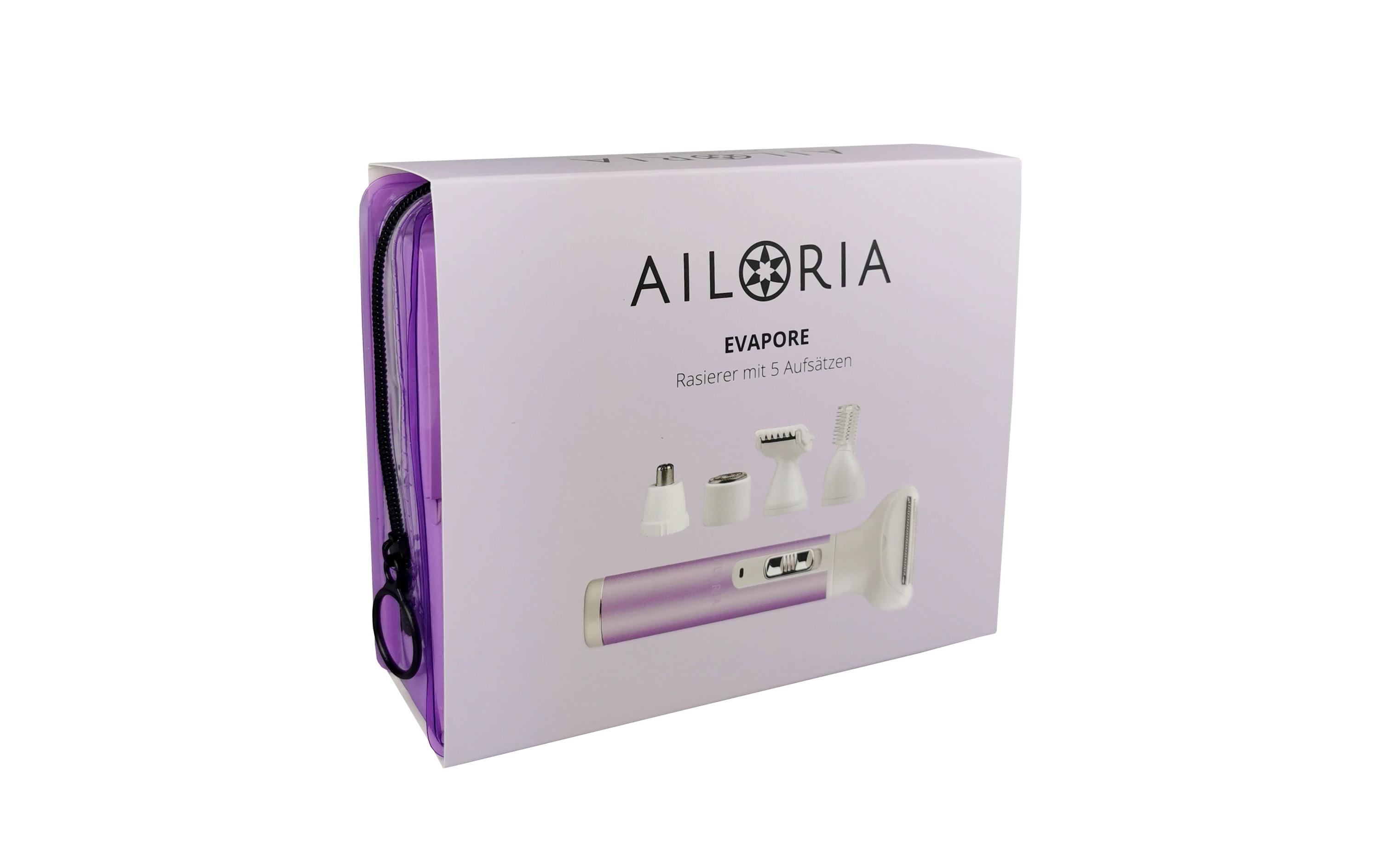 Ailoria Multirasierer Evapore-Set Amethyst, 5-teilig