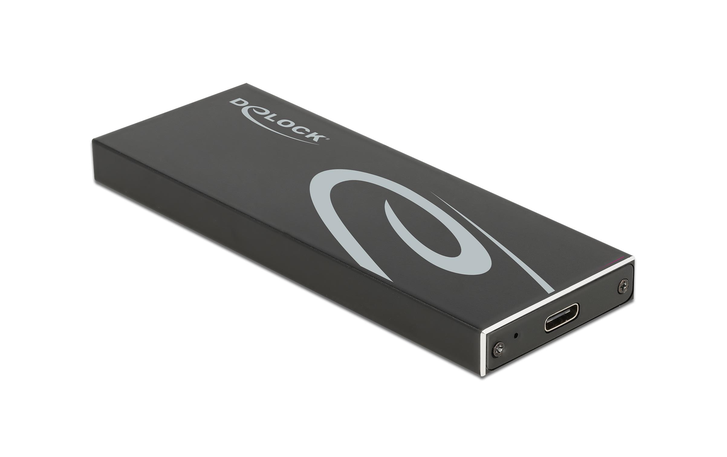 Delock Externes Gehäuse für M.2 SATA SSD mit USB Type-C M.2