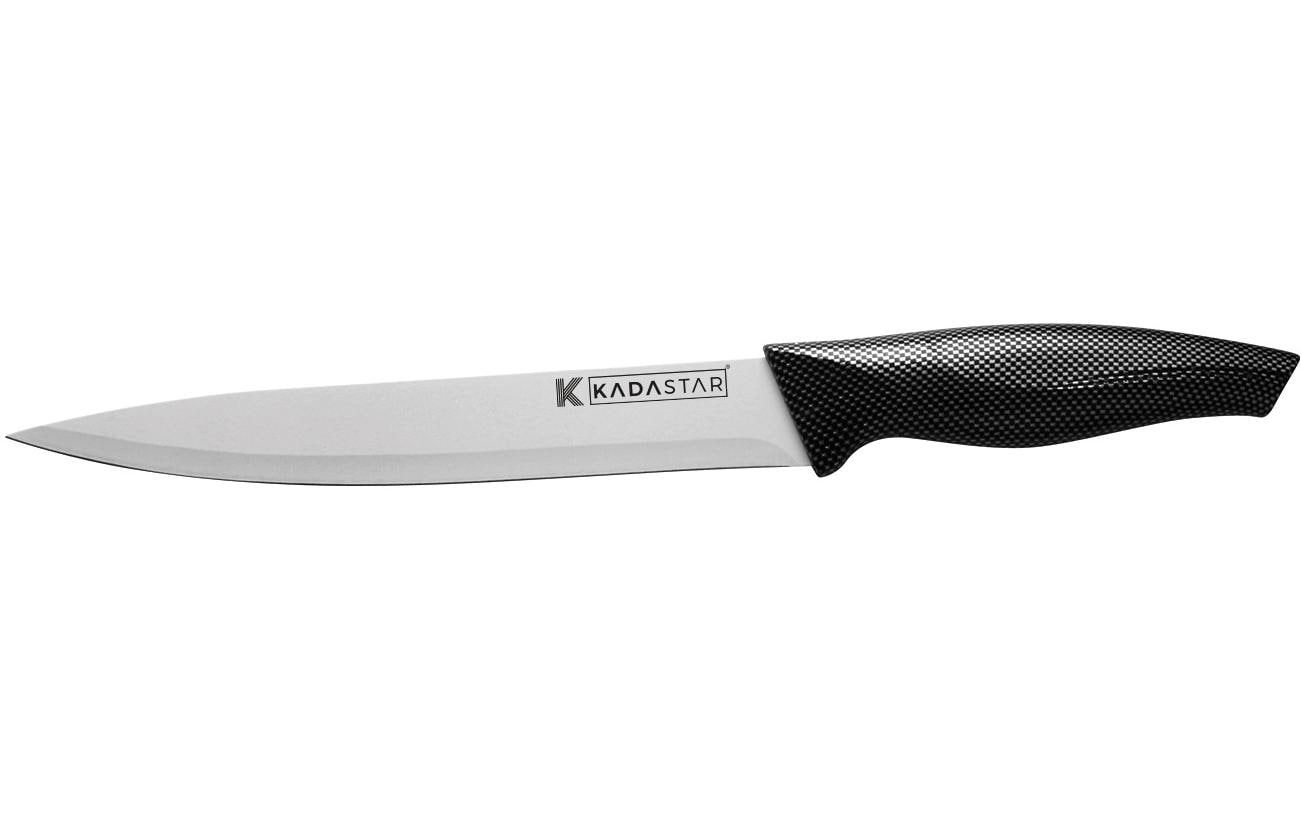 Kadastar Messer-Set Premium White 6-teilig, Silber/Weiss