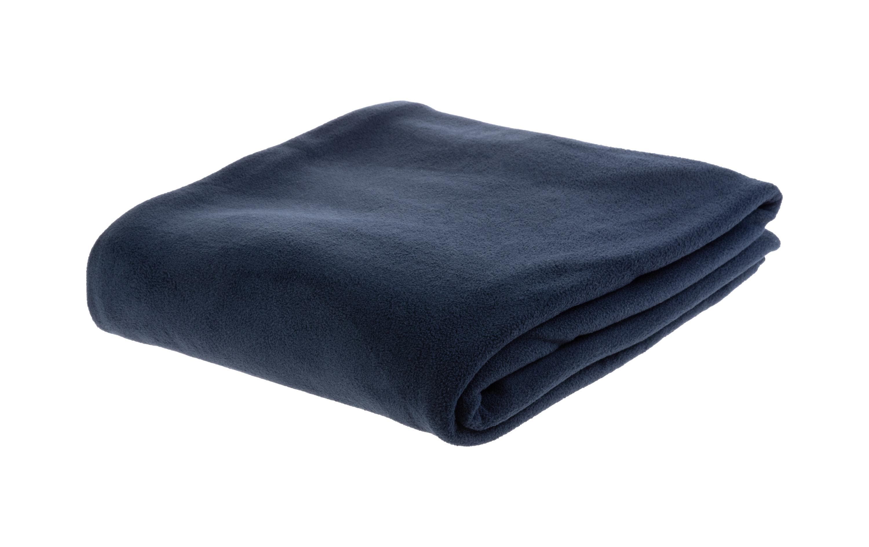 COCON Decke Fleece Polar 150 x 210 cm, Navy