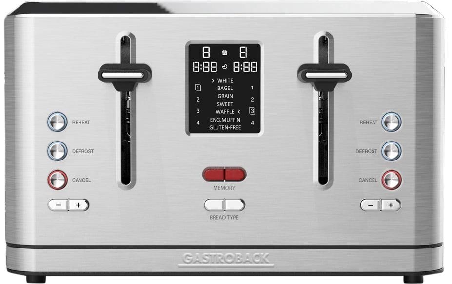 Gastroback Toaster Digital 4S Silber